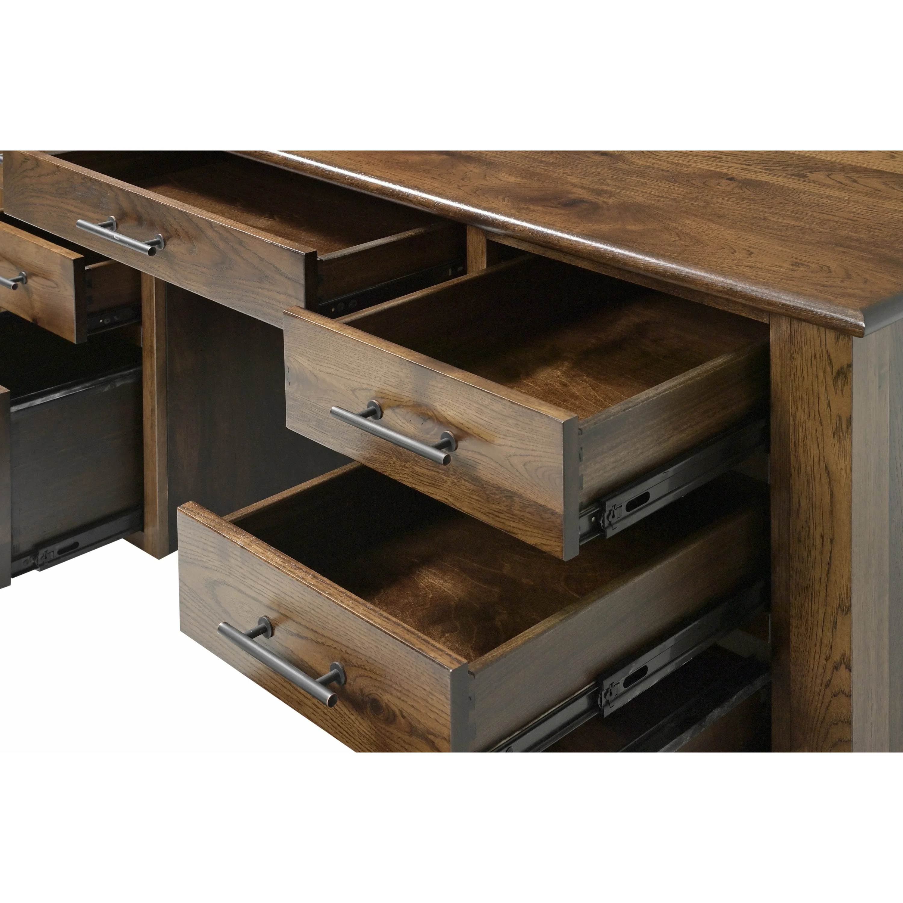 QW Amish Settlers Executive Desk - Image 7