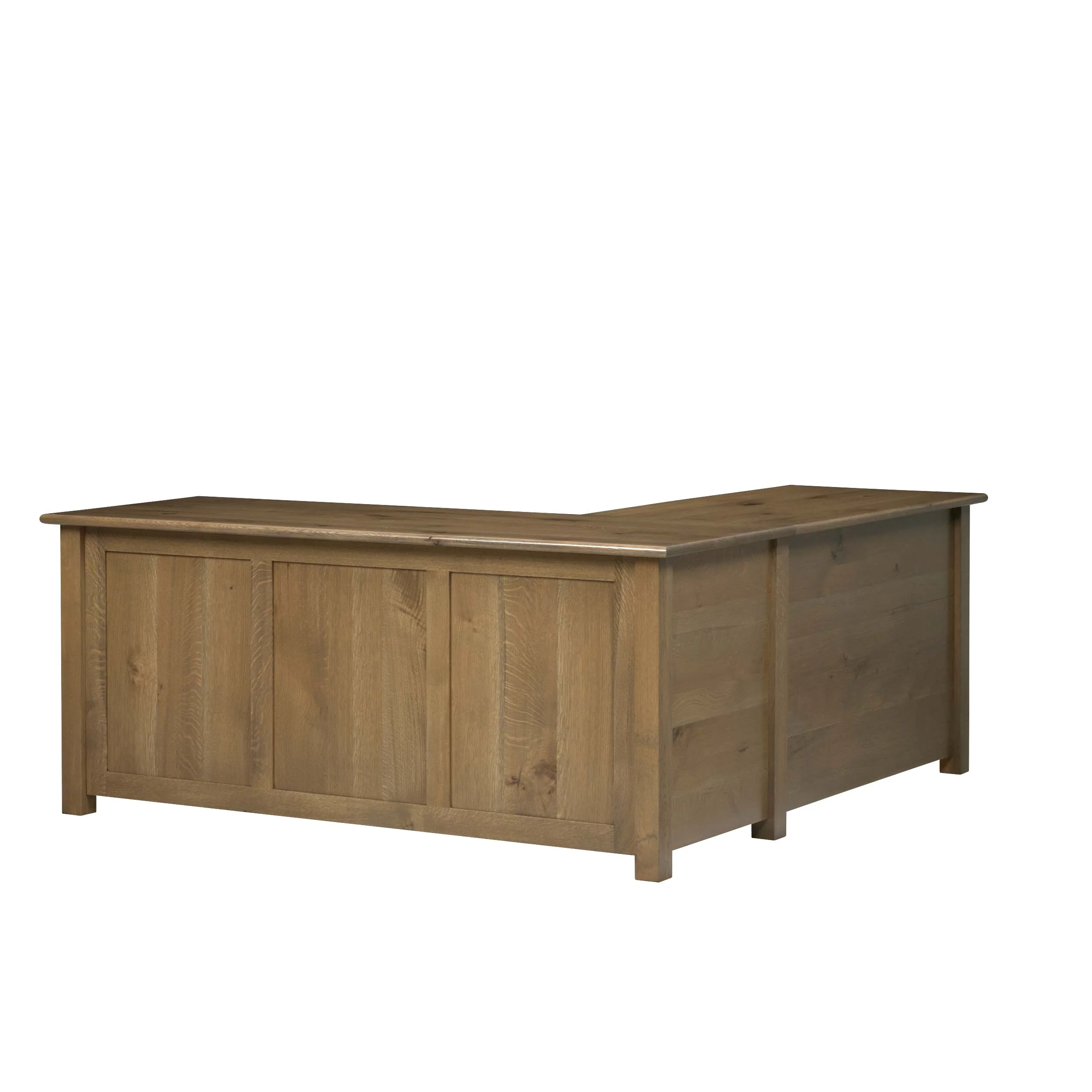 QW Amish Settlers L Shape Desk w/ Optional Hutch - Image 10