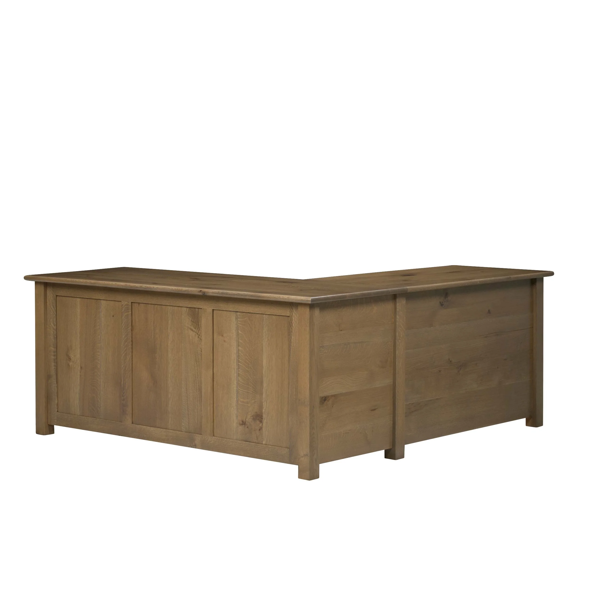 QW Amish Settlers L Shape Desk w/ Optional Hutch - Image 11
