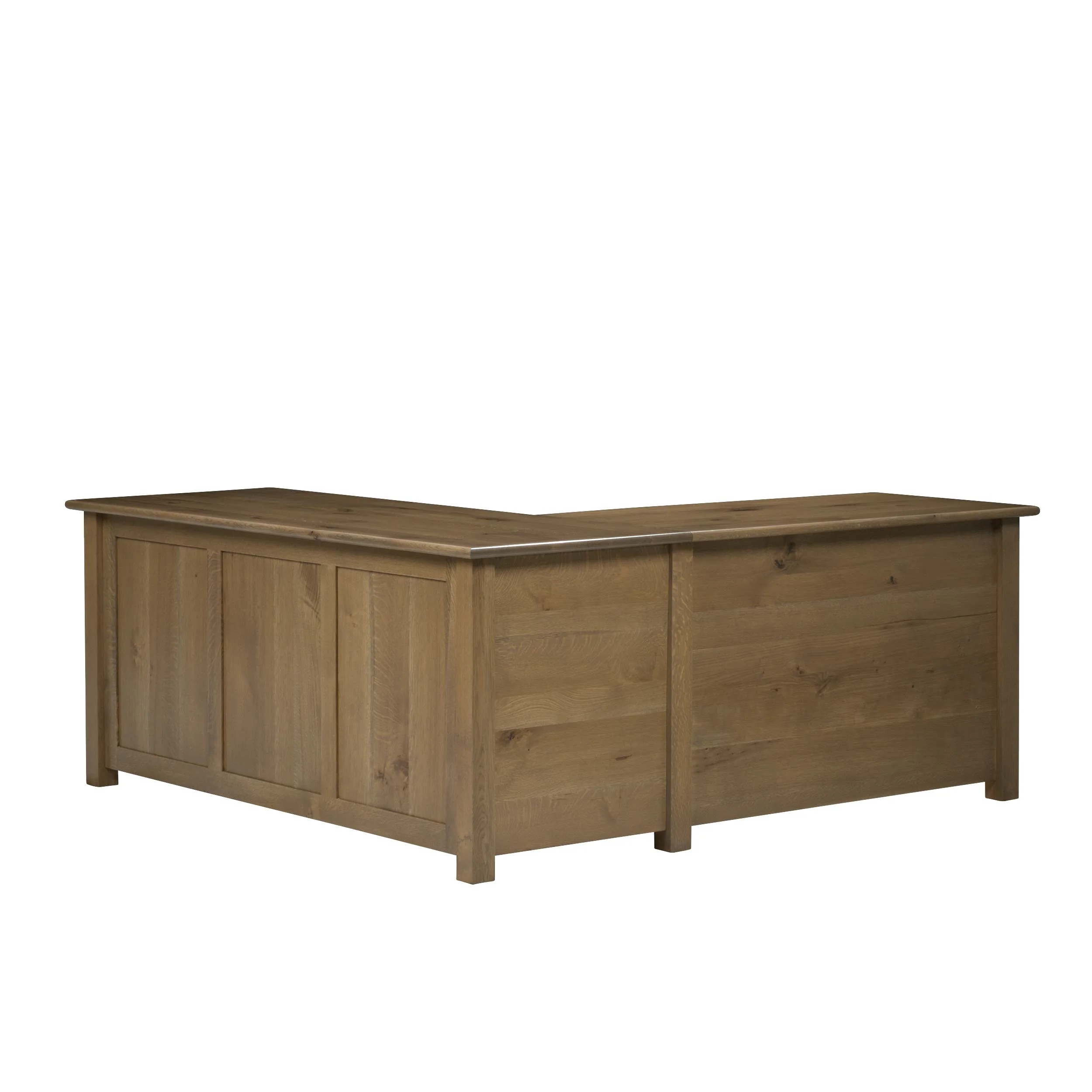 QW Amish Settlers L Shape Desk w/ Optional Hutch - Image 12