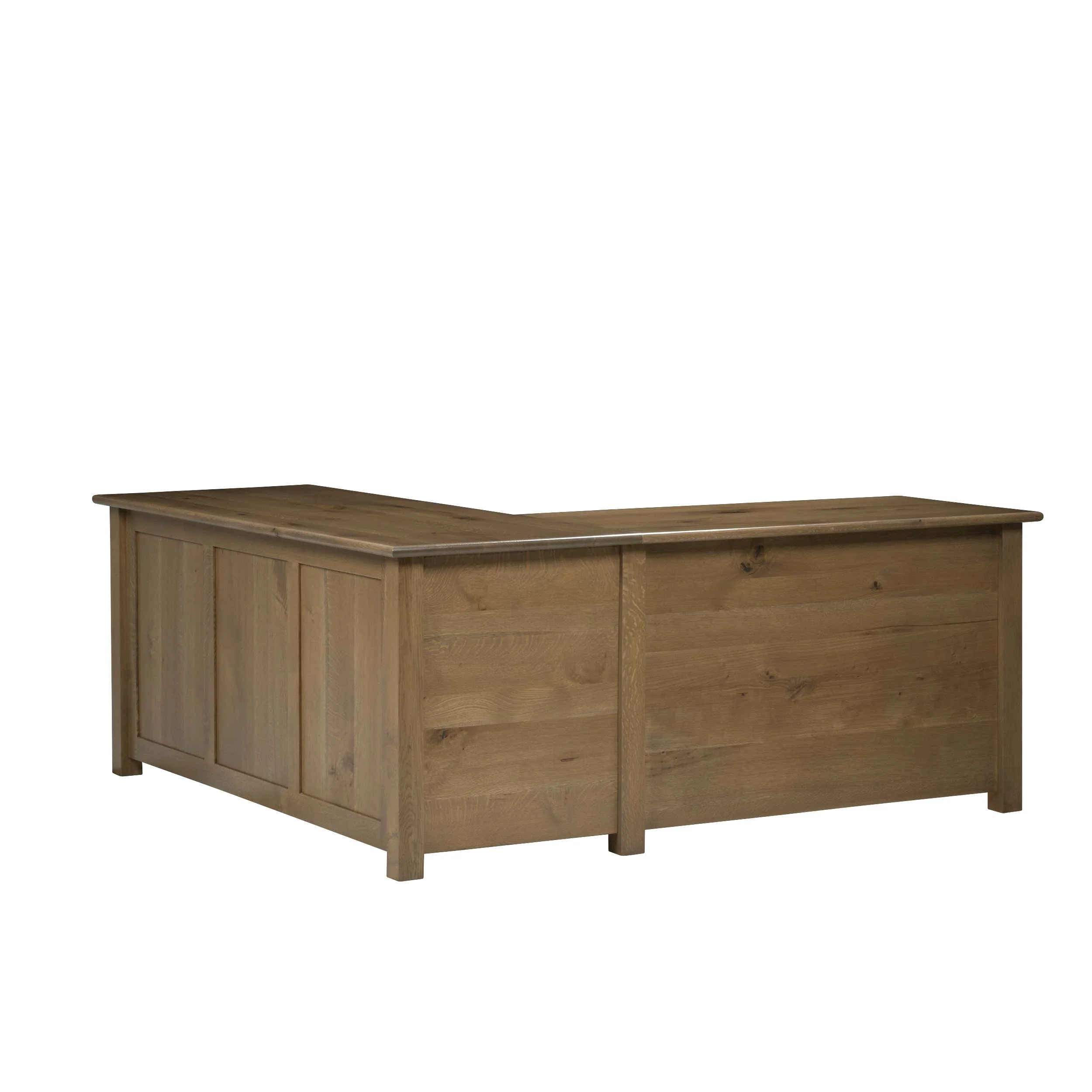 QW Amish Settlers L Shape Desk w/ Optional Hutch - Image 13