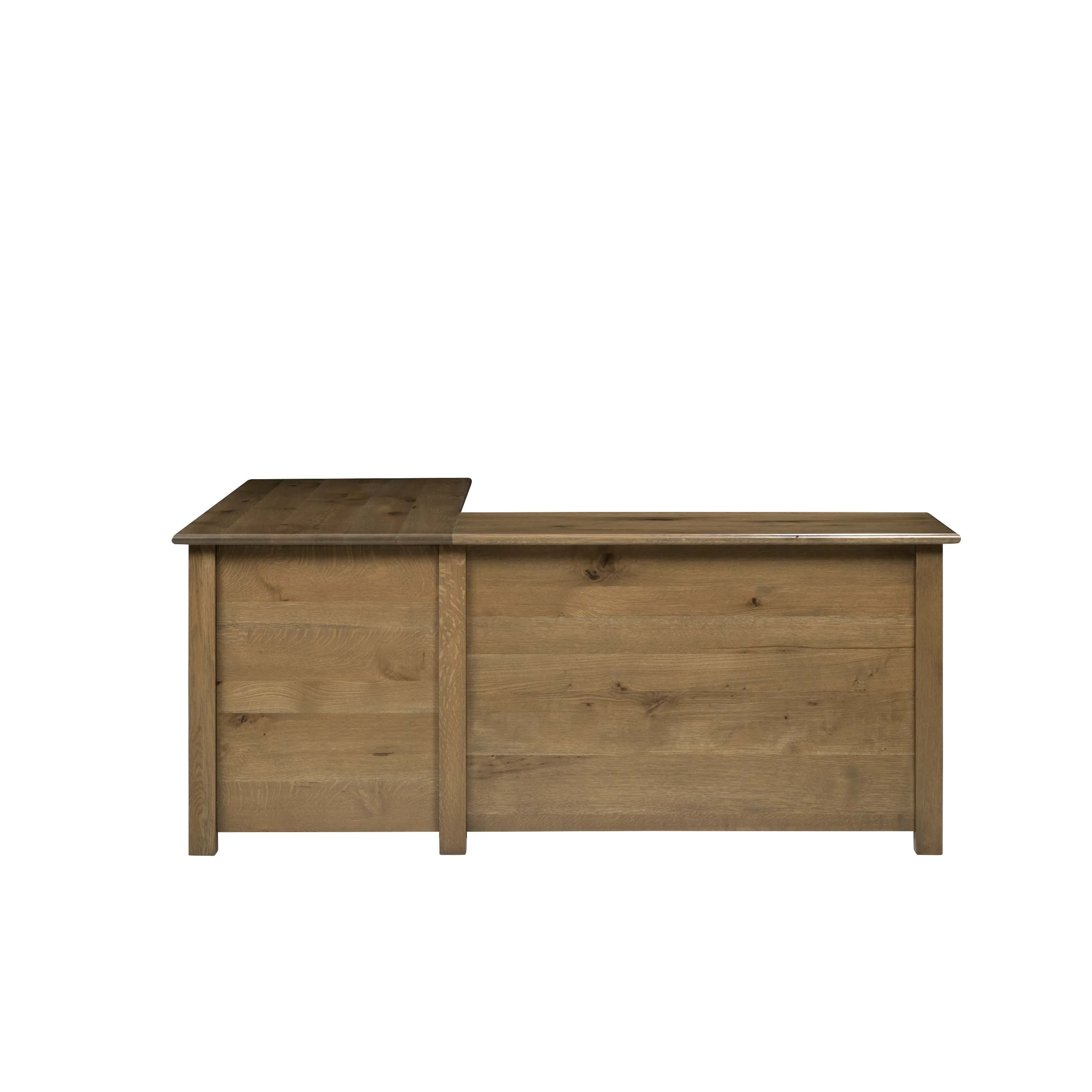 QW Amish Settlers L Shape Desk w/ Optional Hutch - Image 16