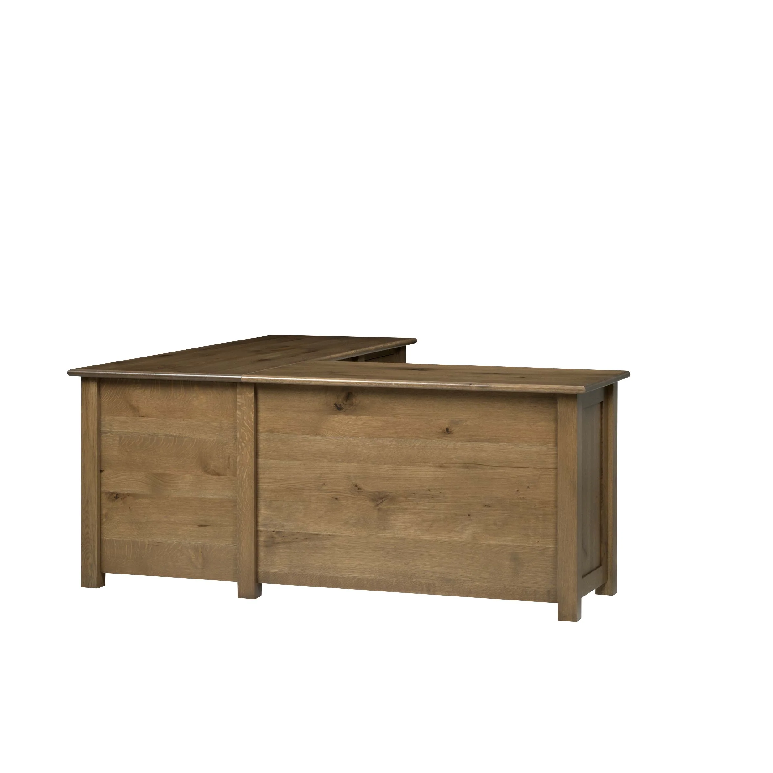 QW Amish Settlers L Shape Desk w/ Optional Hutch - Image 18
