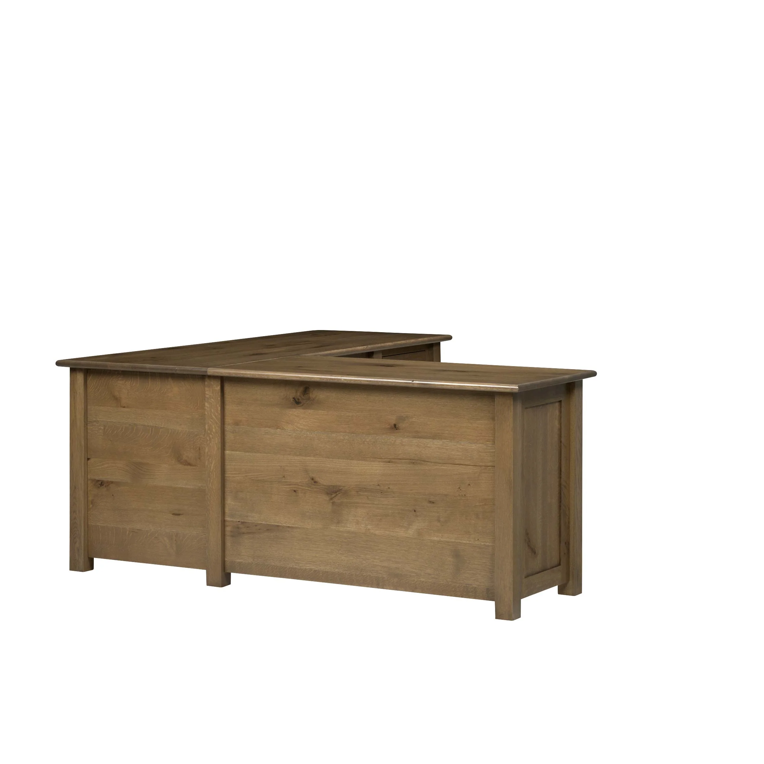 QW Amish Settlers L Shape Desk w/ Optional Hutch - Image 19