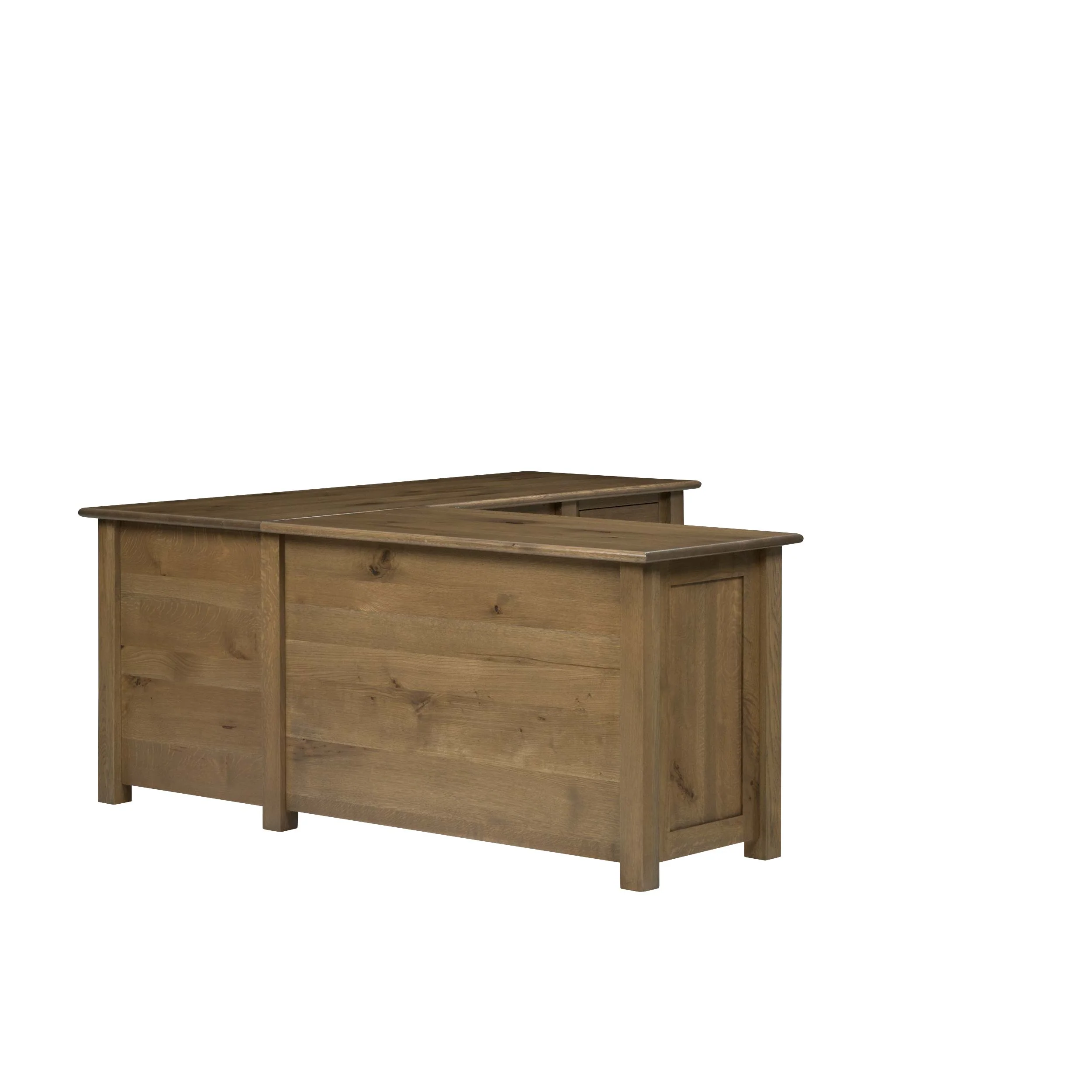 QW Amish Settlers L Shape Desk w/ Optional Hutch - Image 20