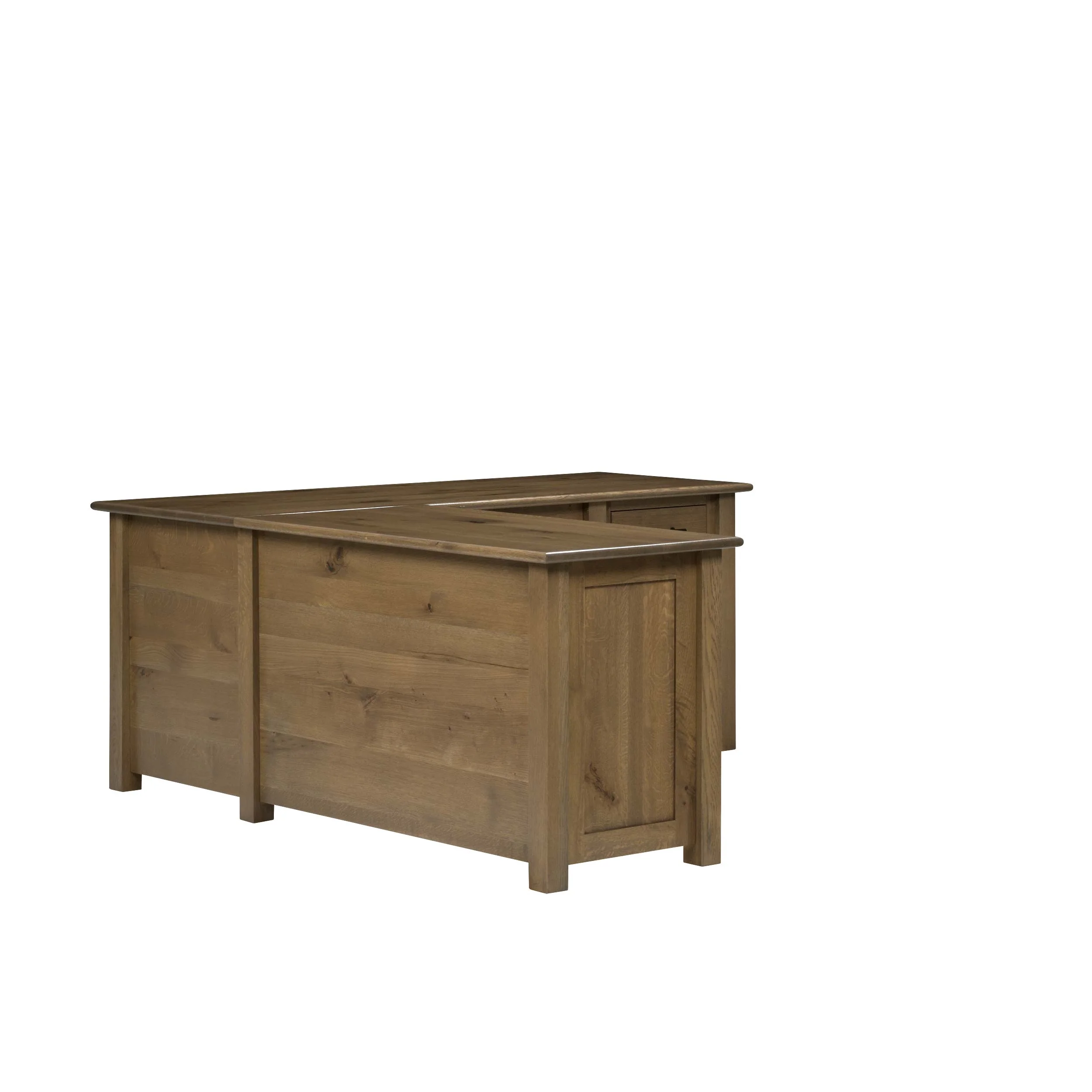 QW Amish Settlers L Shape Desk w/ Optional Hutch - Image 21