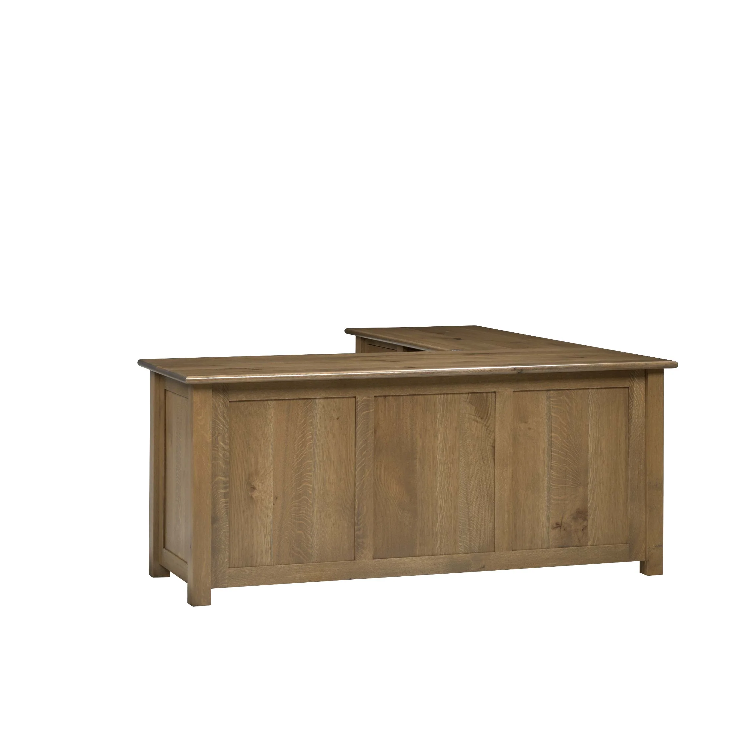 QW Amish Settlers L Shape Desk w/ Optional Hutch - Image 41