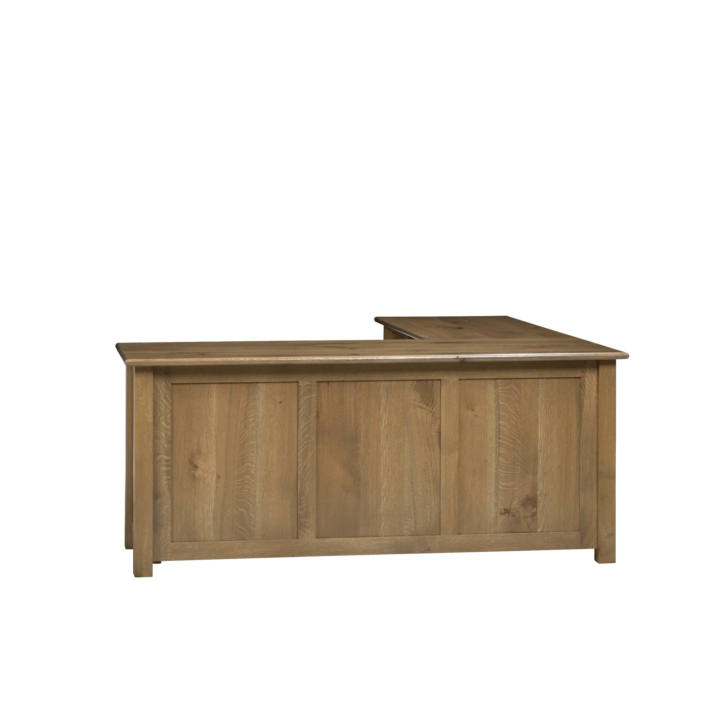 QW Amish Settlers L Shape Desk w/ Optional Hutch - Image 42