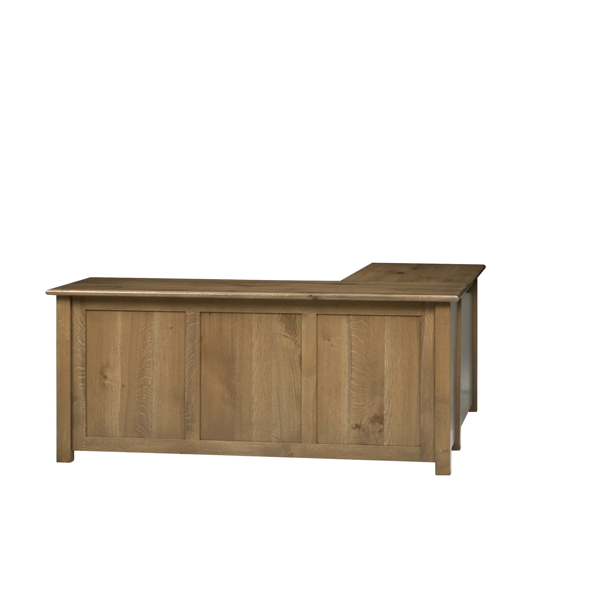 QW Amish Settlers L Shape Desk w/ Optional Hutch - Image 8