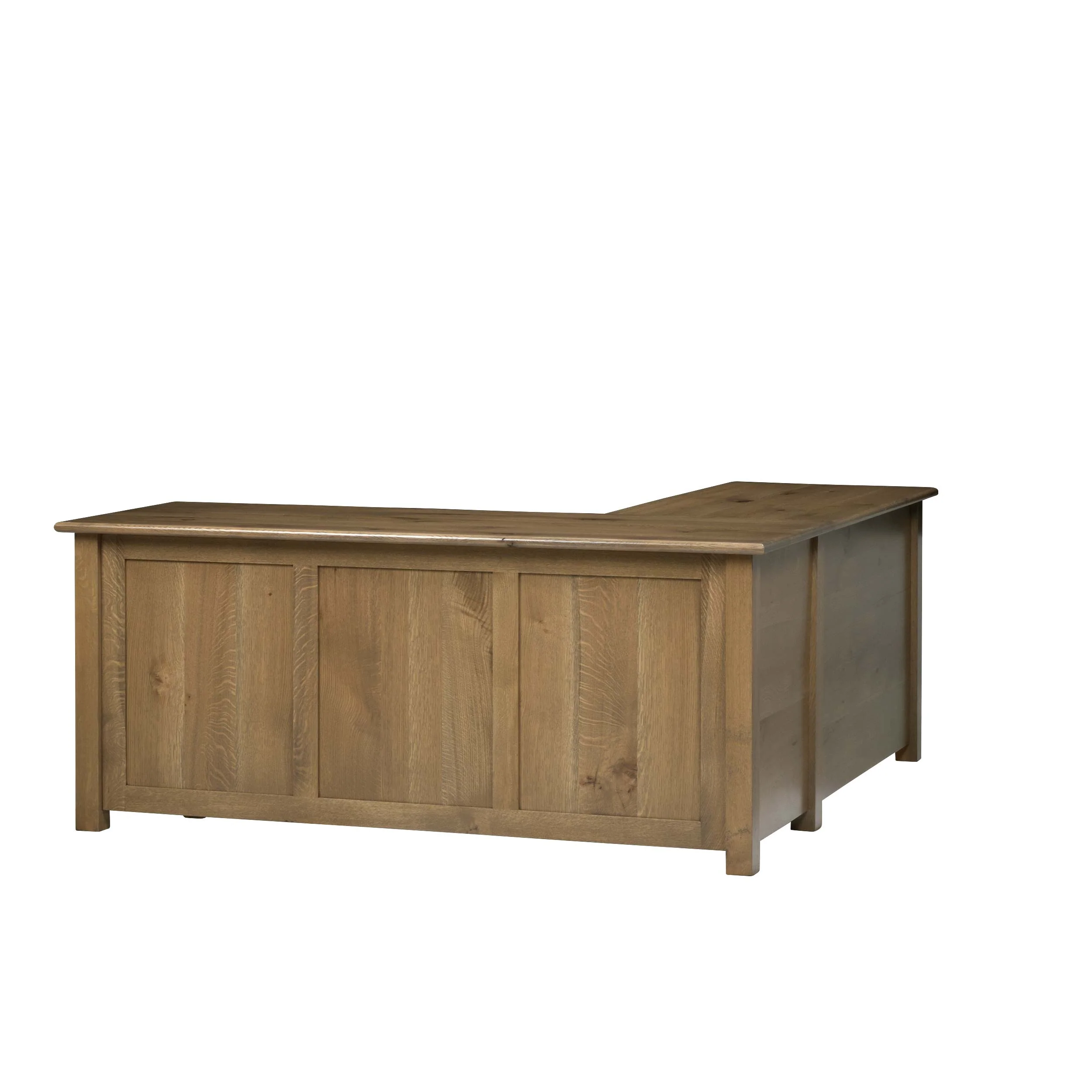 QW Amish Settlers L Shape Desk w/ Optional Hutch - Image 9