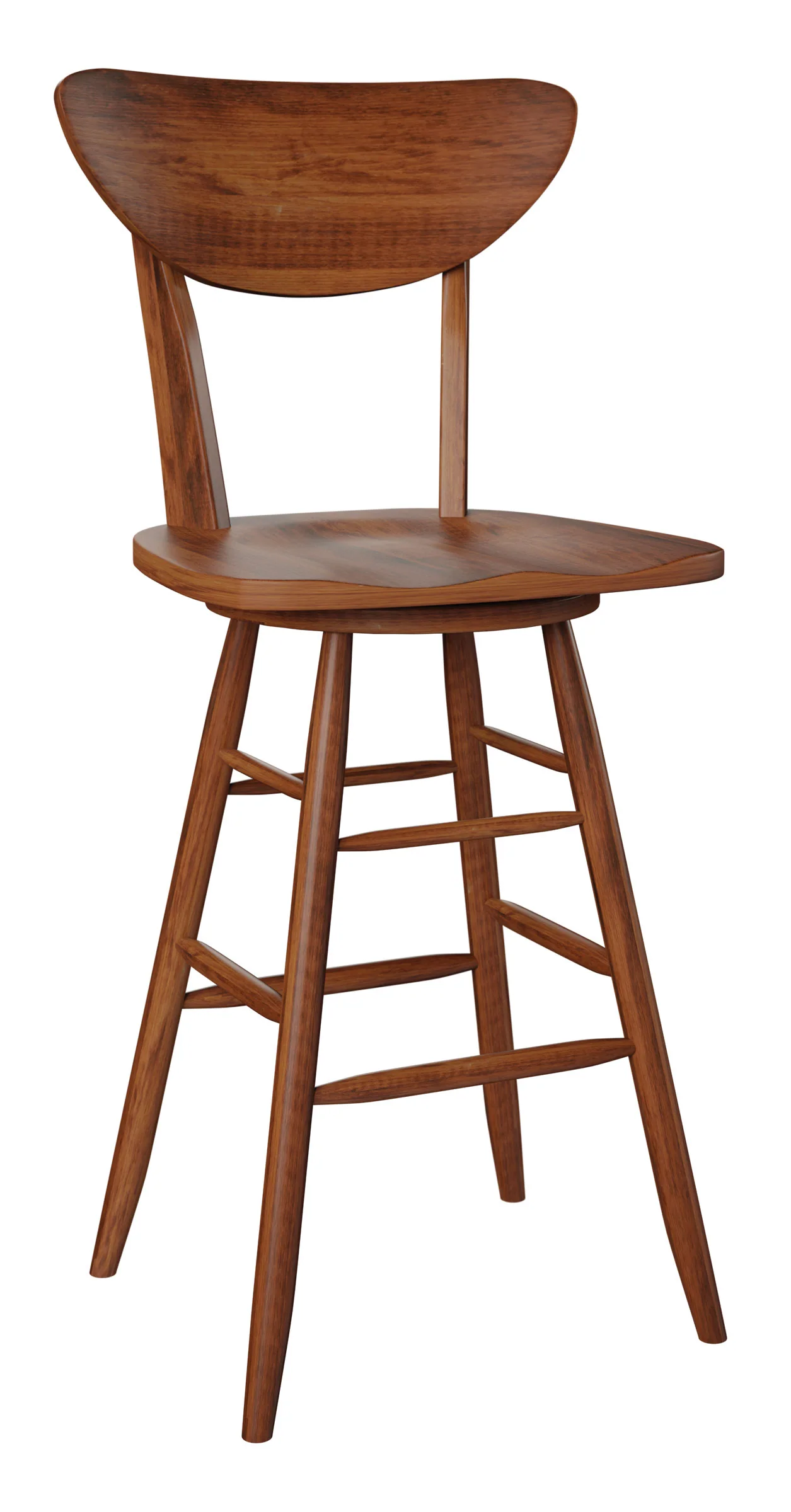 QW Amish Seymour Swivel Bar Chair - Image 2