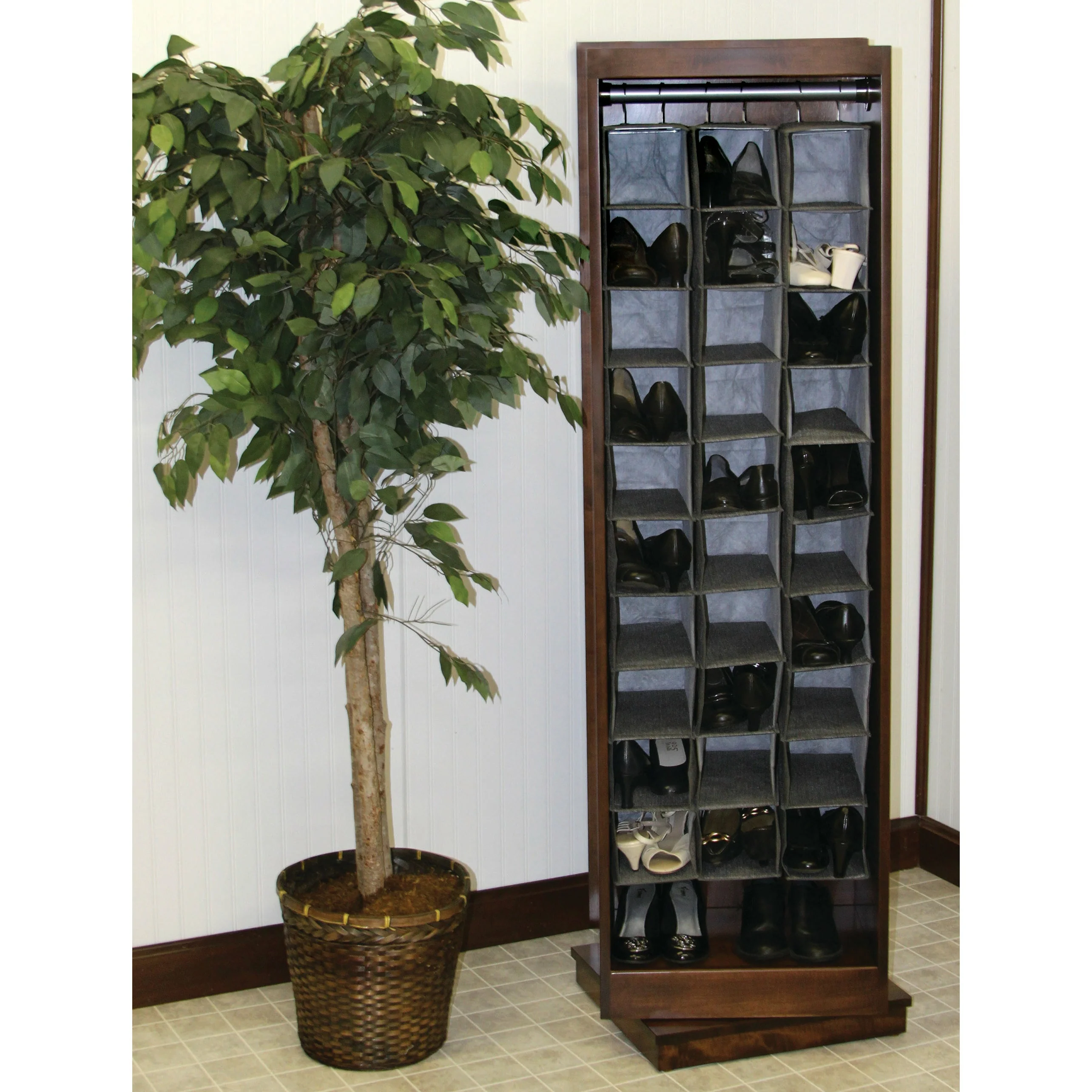 QW Amish Shaker Jewelry and Shoe Tower - Image 4