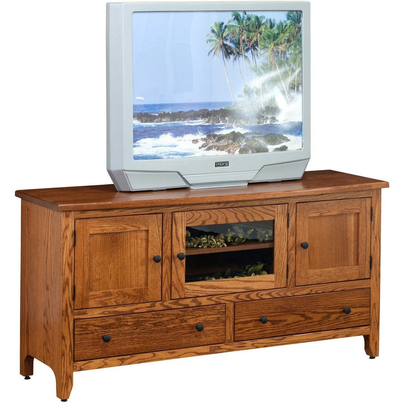 QW Amish Shaker Style 60" TV Stand - Image 2