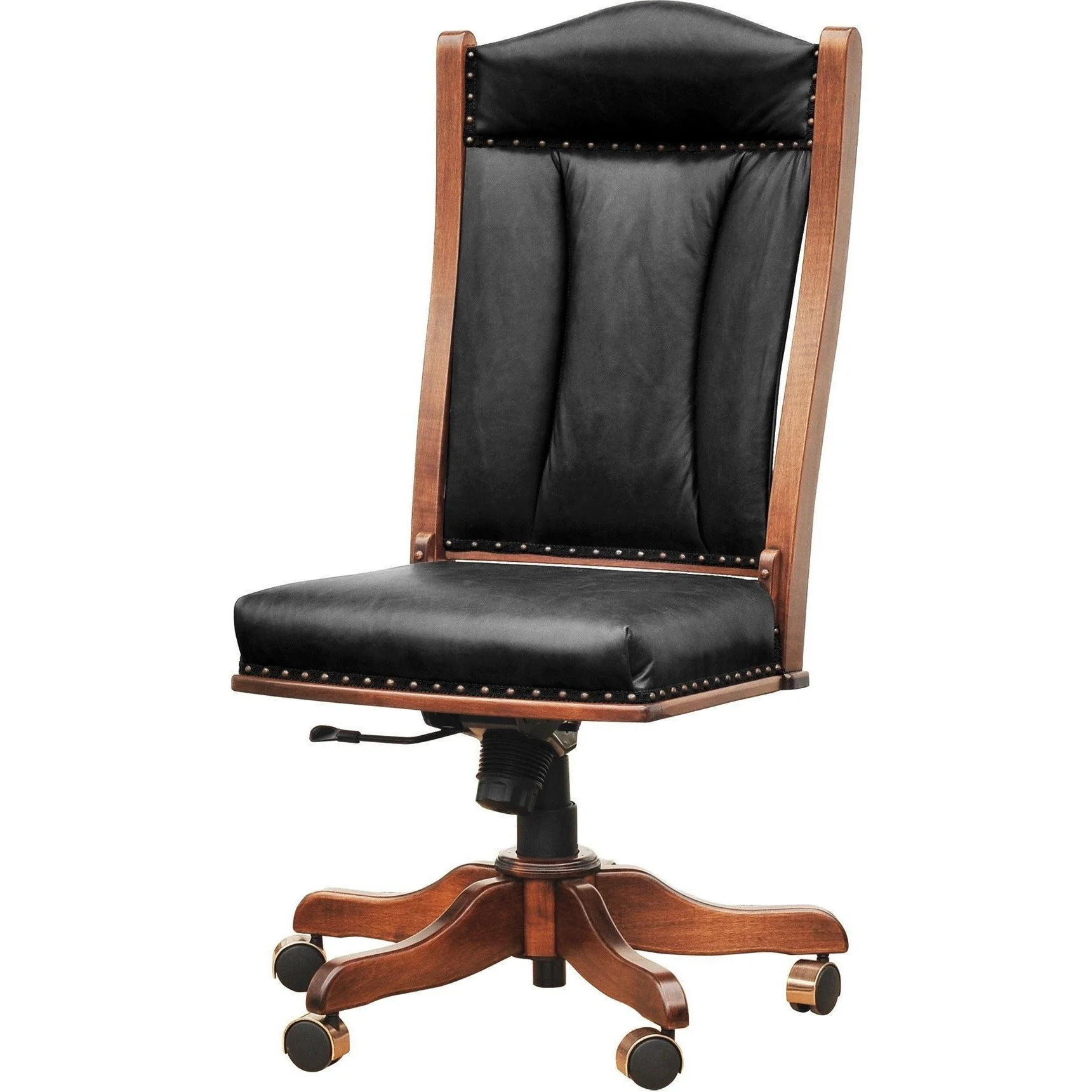 QW Amish Buckeye Side Desk Chair - Image 2