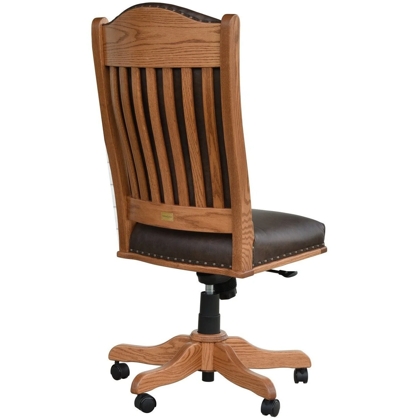 QW Amish Buckeye Side Desk Chair - Image 3