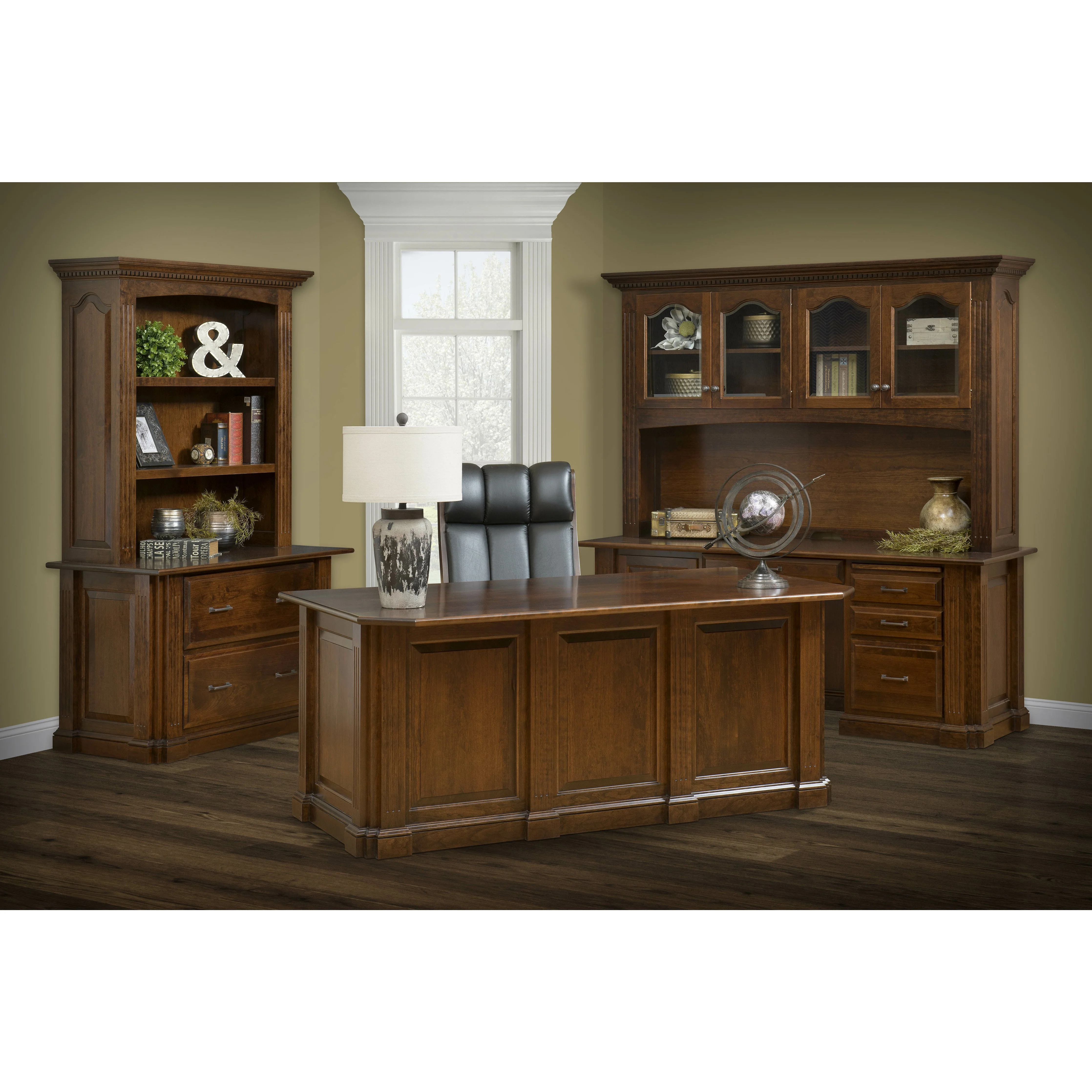 QW Amish Signature Lateral File with Optional Bookshelf - Image 2