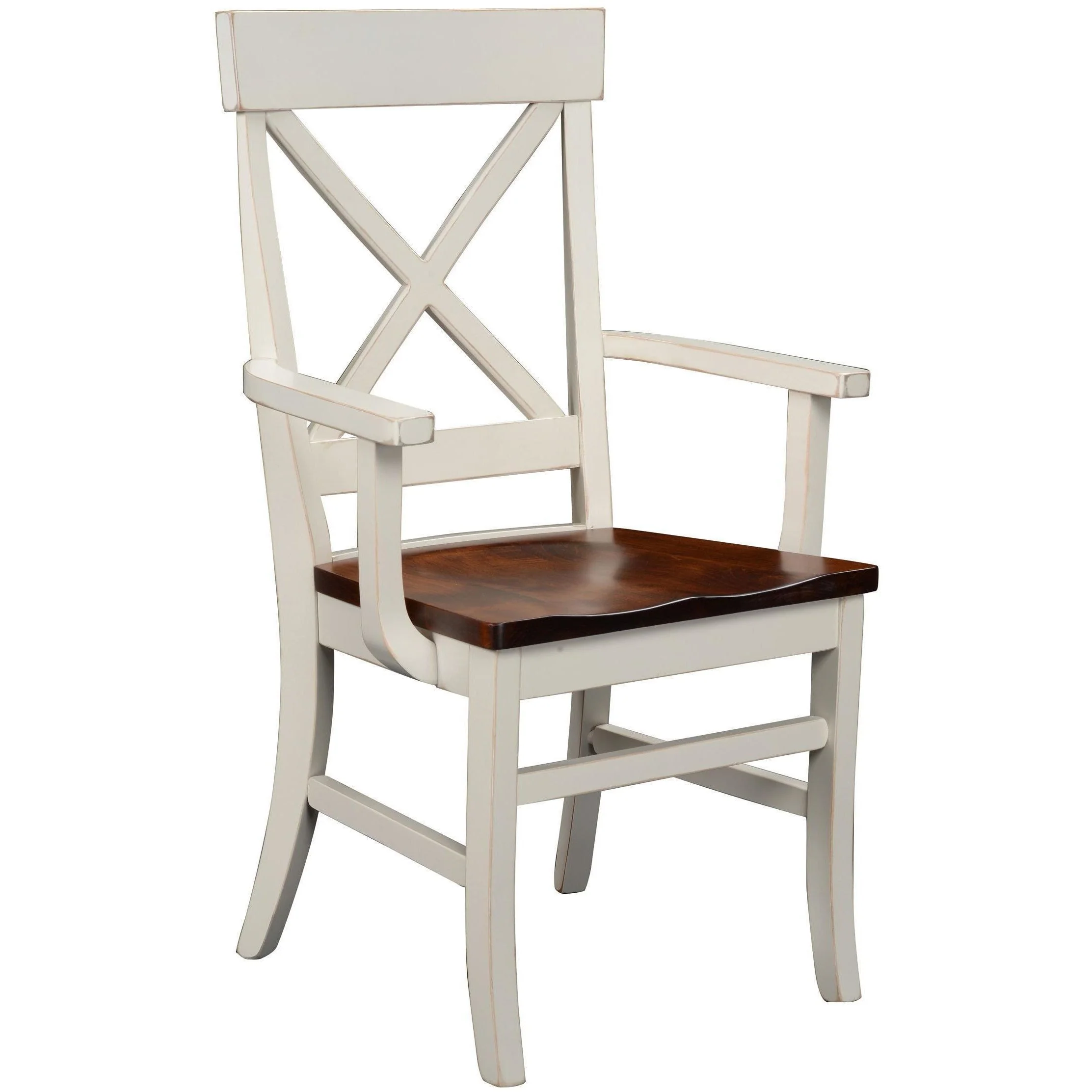 QW Amish Single X Arm Chair