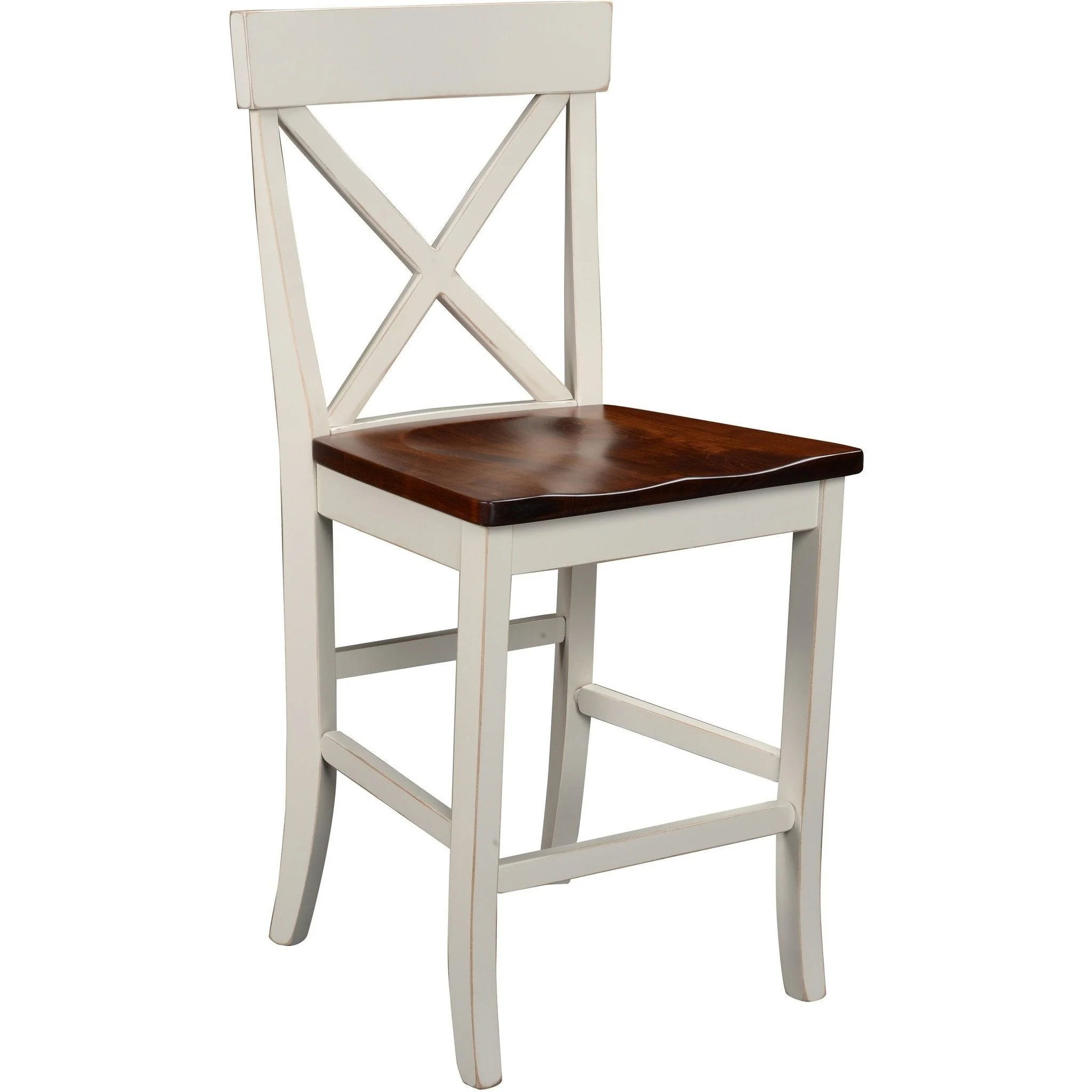 QW Amish Single X Bar Chair