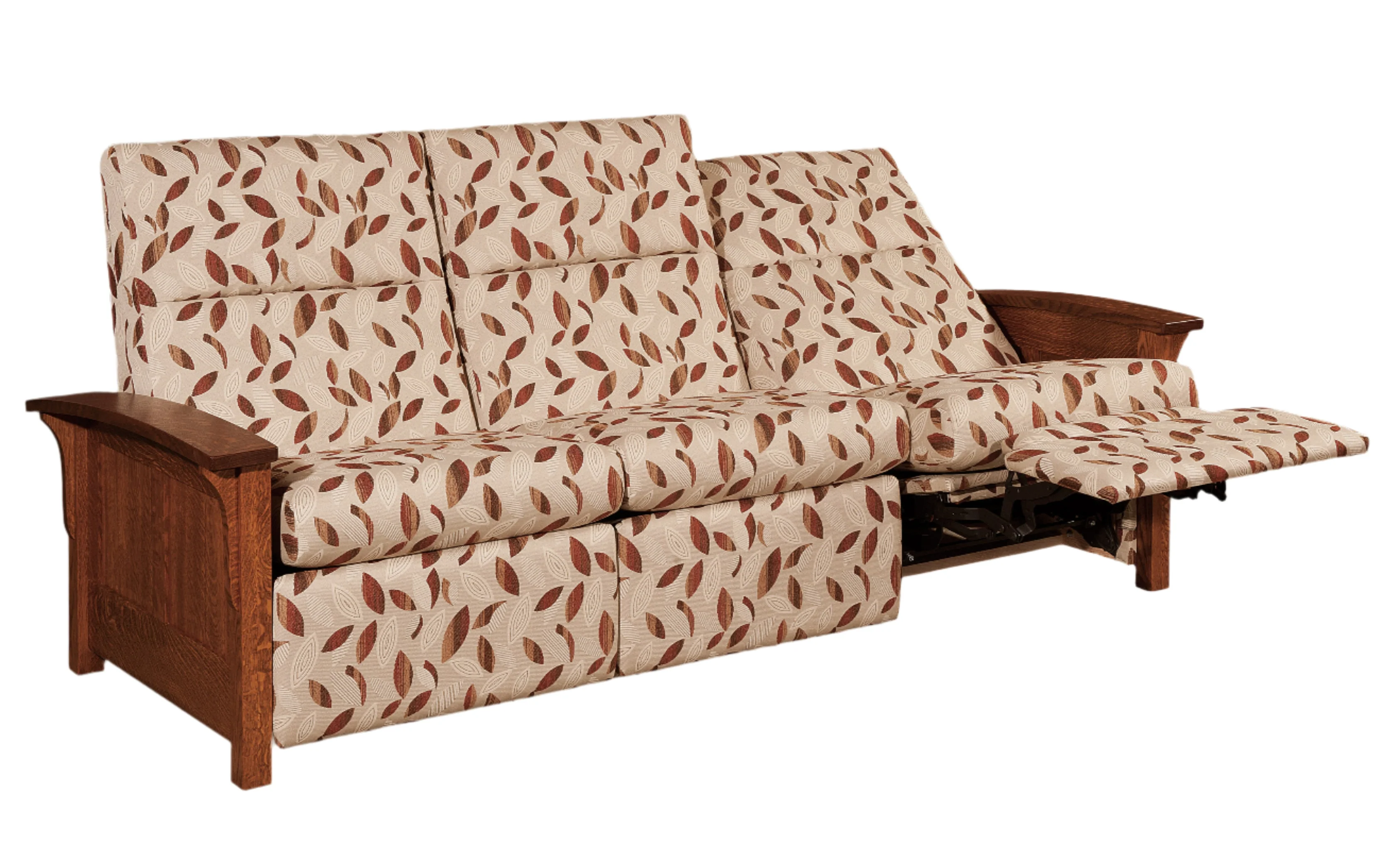 QW Amish Skyline Panel Reclining Sofa - Image 2