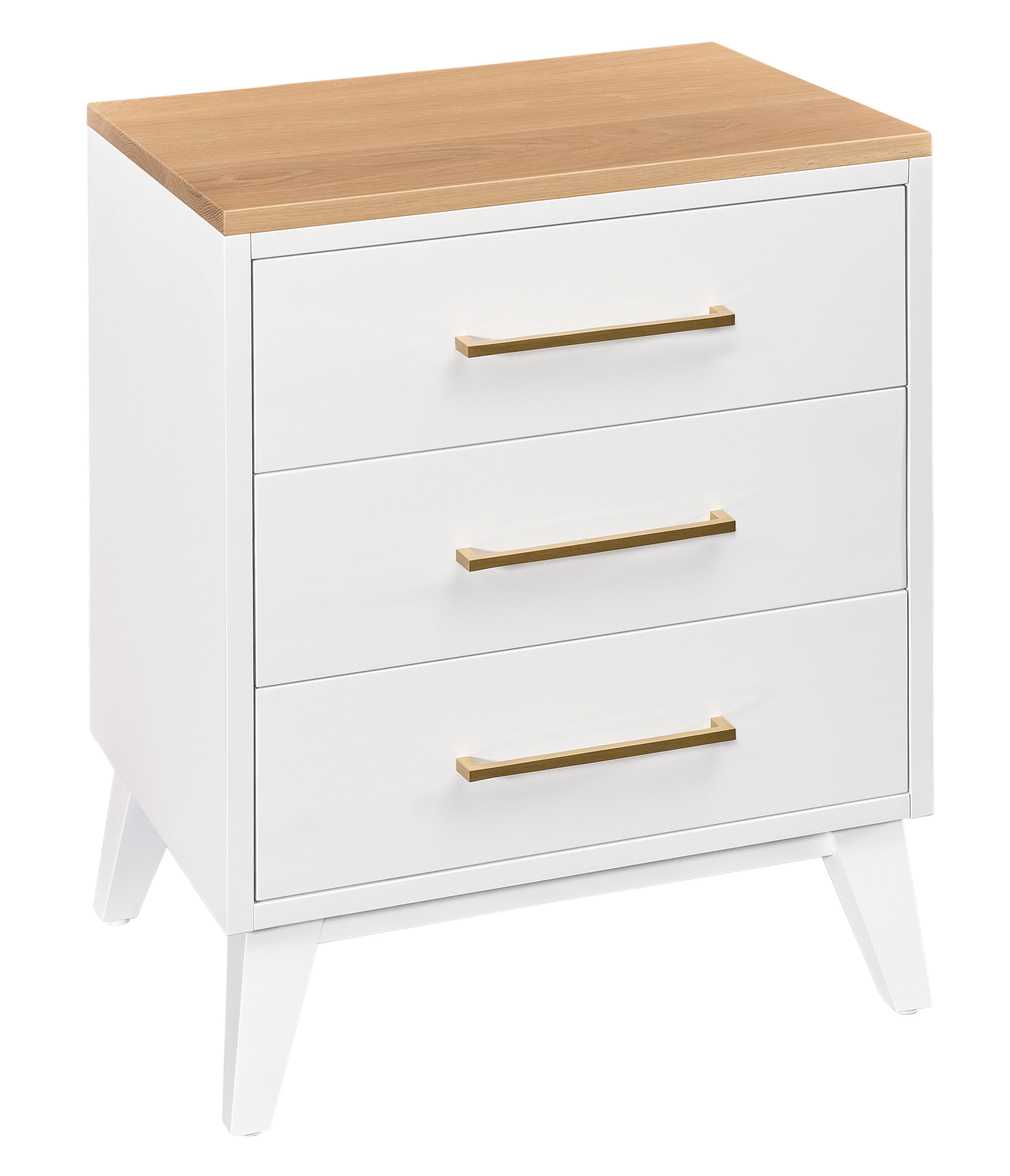 QW Amish Sofi 3 Drawer Nightstand