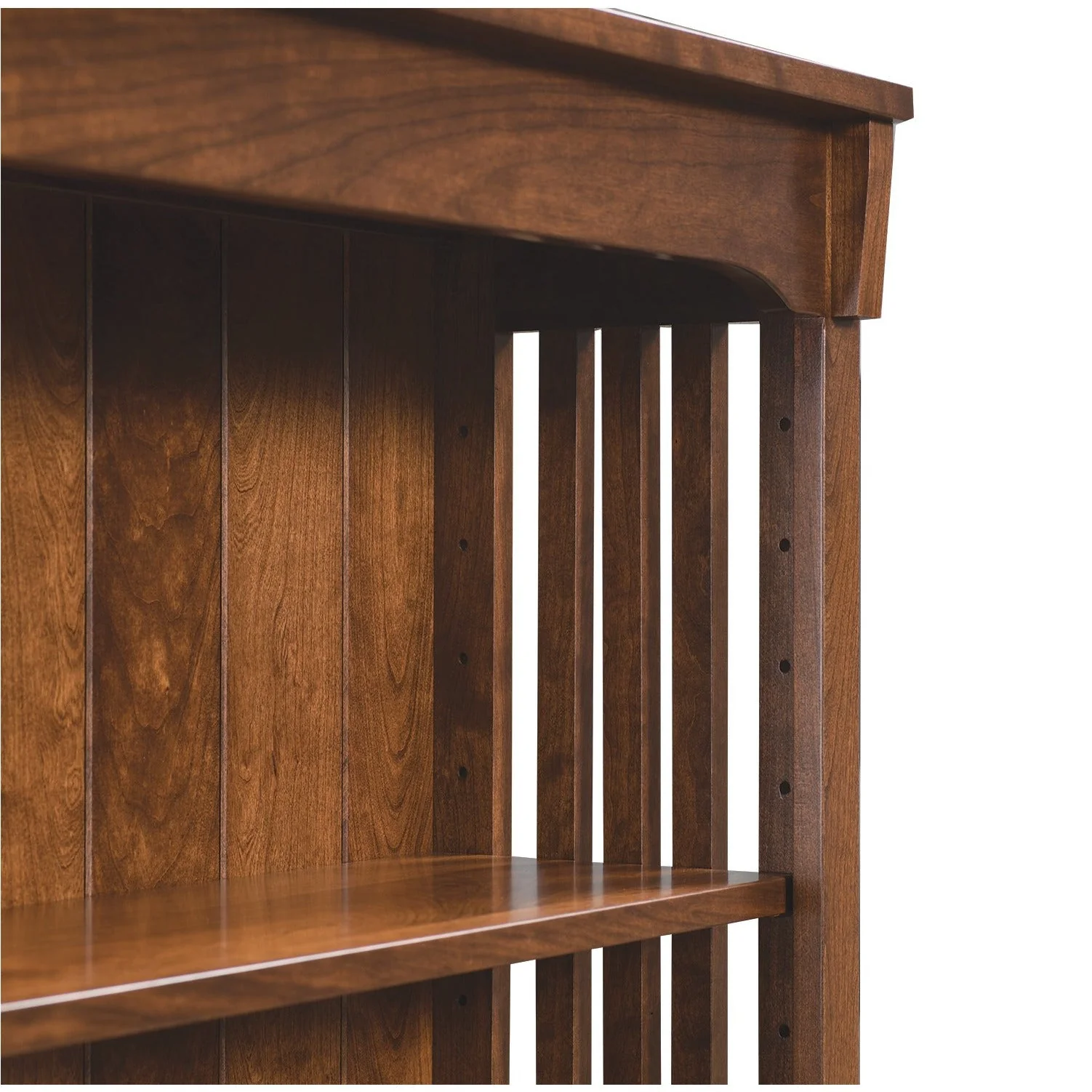 QW Amish Spindle 2 Unit Bookcase - Image 2