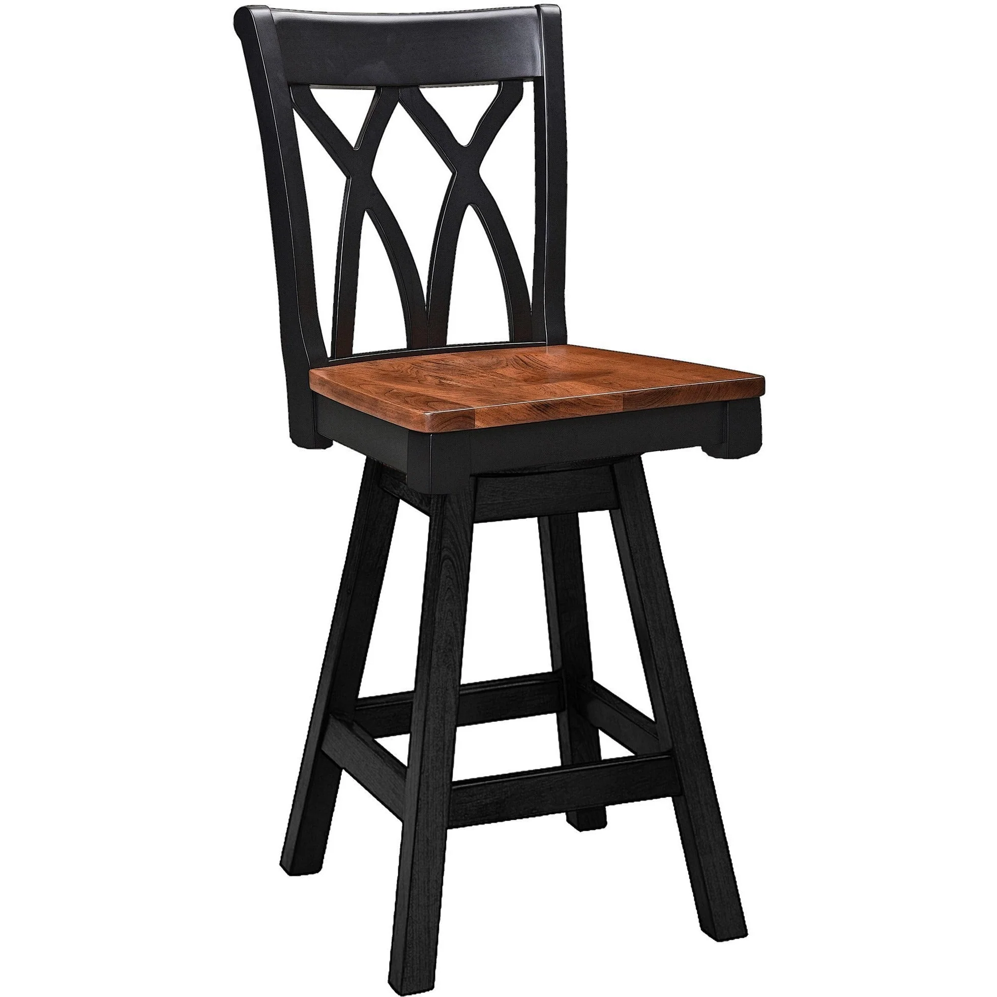 QW Amish Stanton Swivel Bar Chair - Image 2