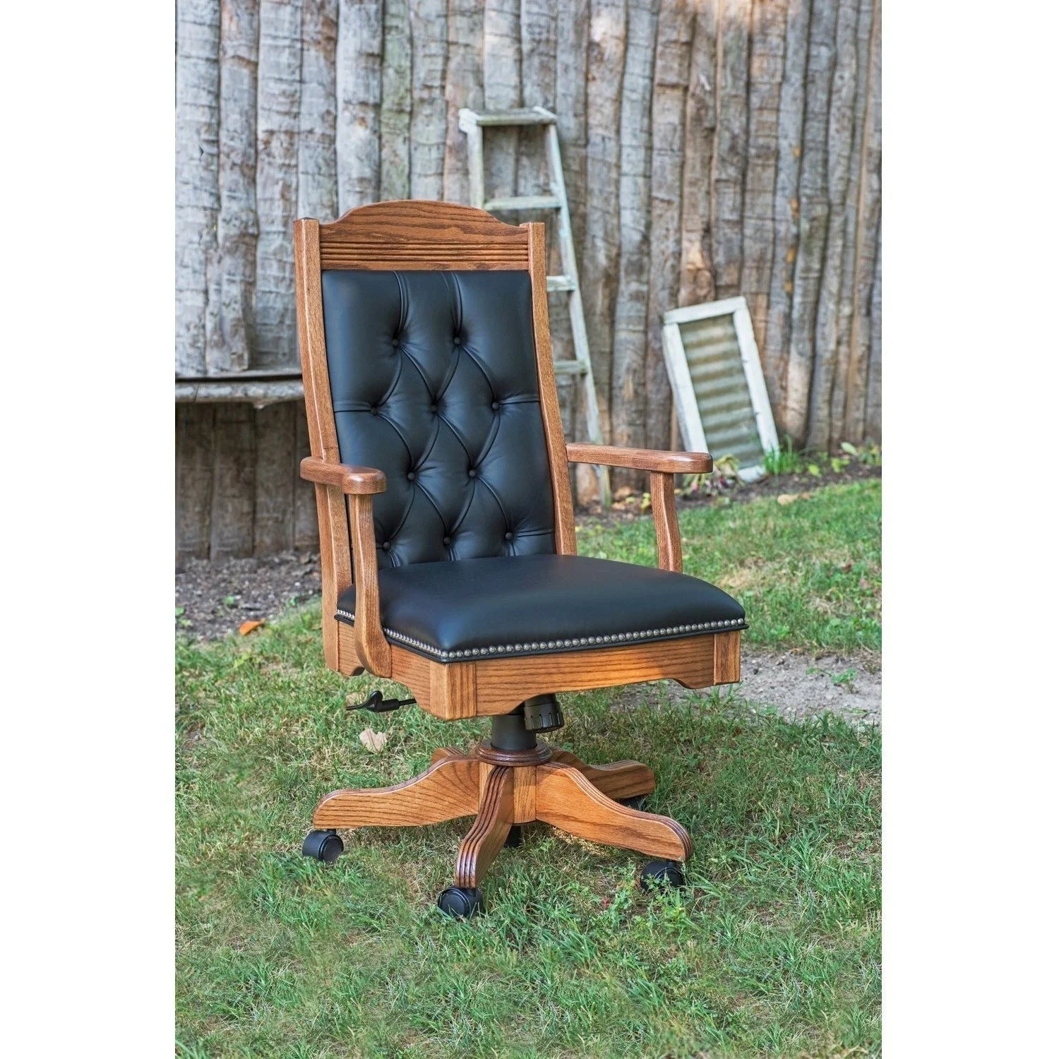 QW Amish Starr Executive Desk Chair - Image 5