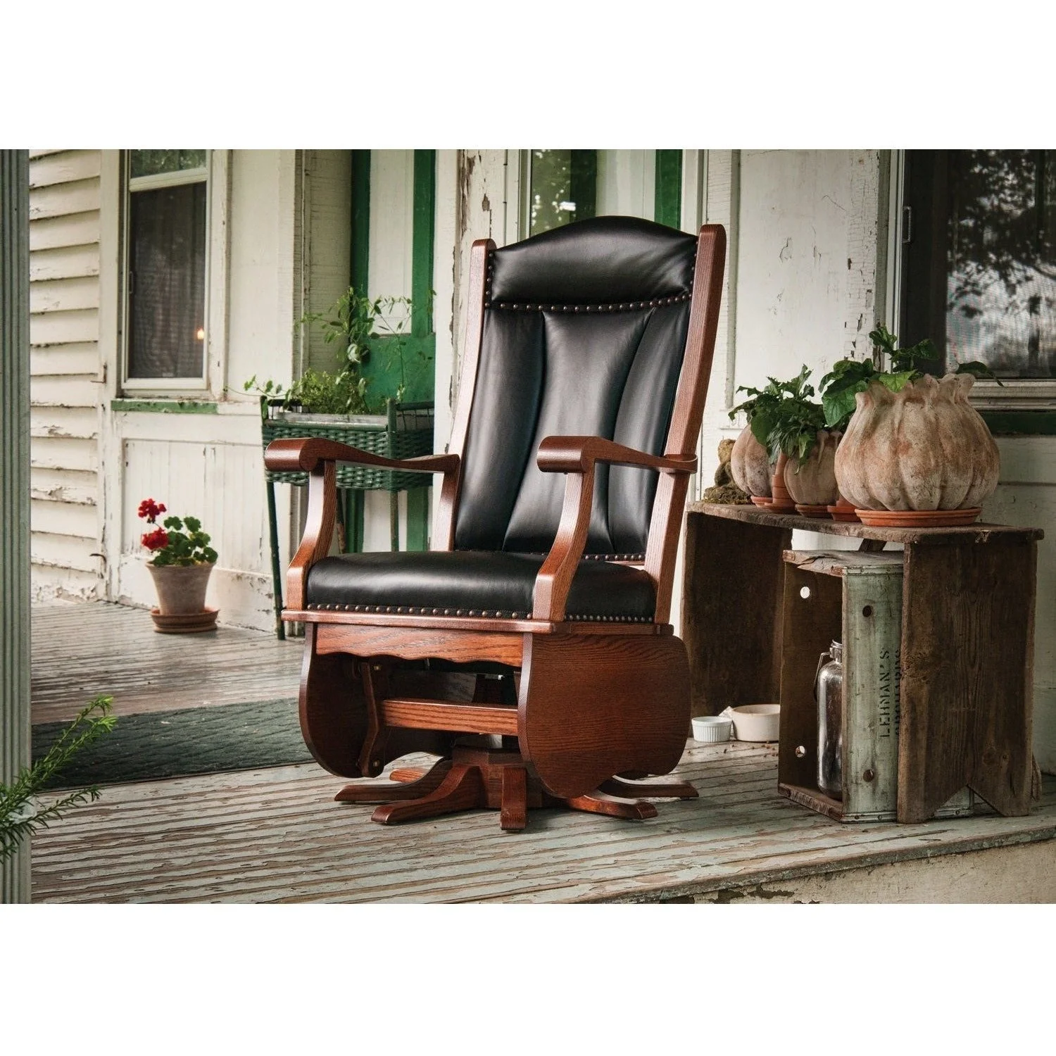 QW Amish Swivel Glider - Image 6
