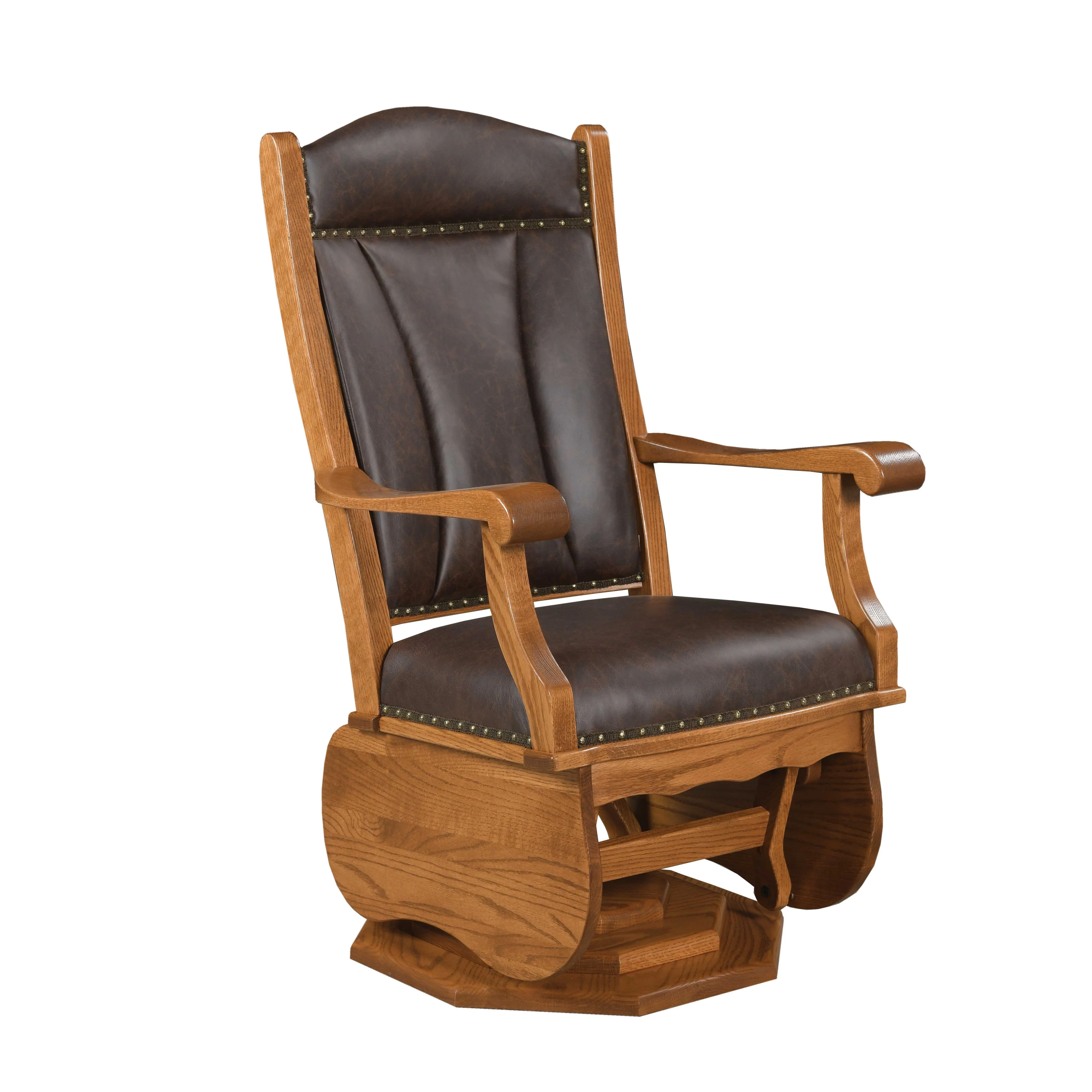 QW Amish Swivel Glider with Platform Base - Image 2