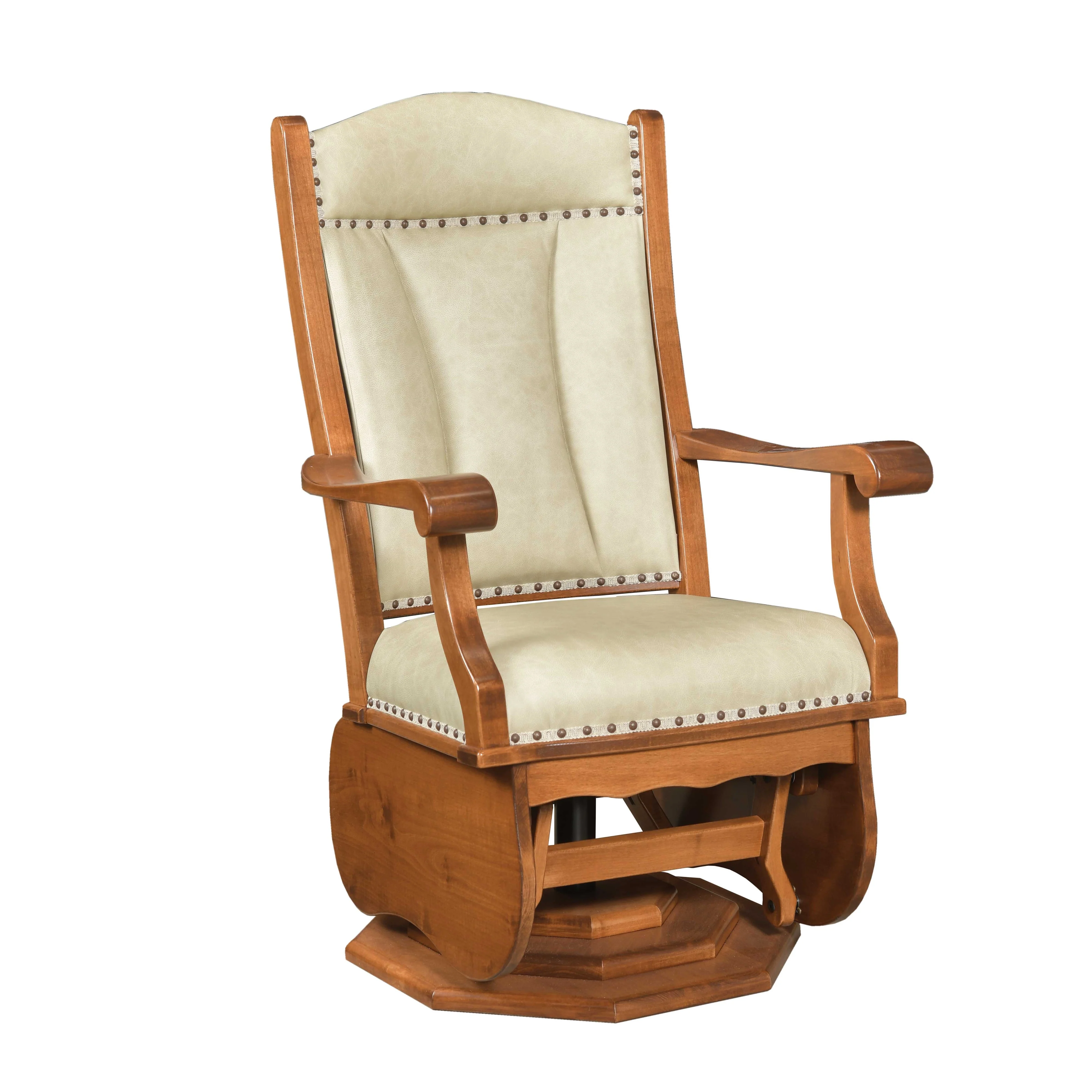 QW Amish Swivel Glider with Platform Base - Image 3