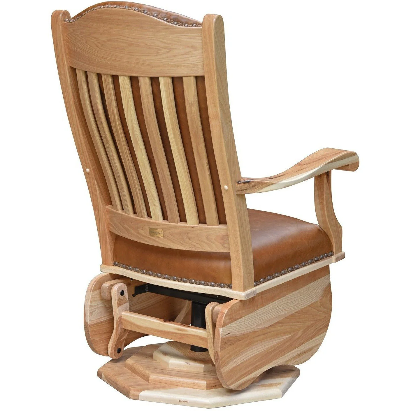 QW Amish Swivel Glider with Platform Base - Image 4