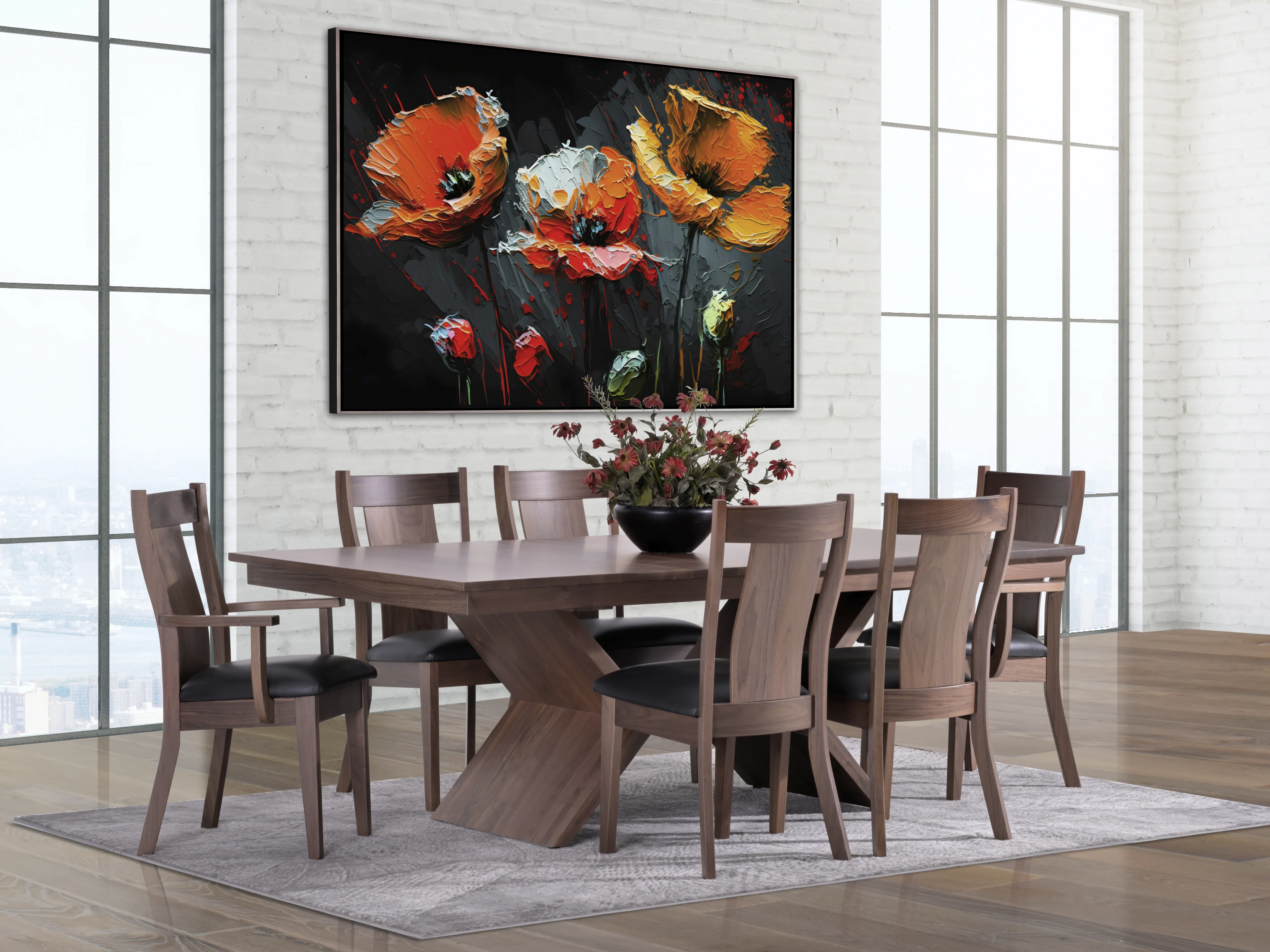 QW Amish Telluride Side Chair w/ Uph Seat - Image 2