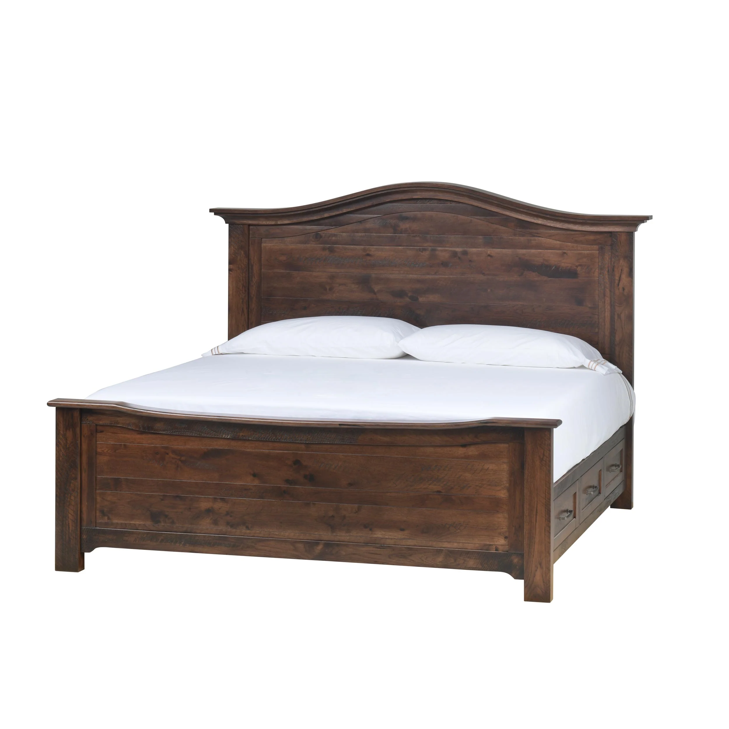 QW Amish Teton Arch Storage Bed - Image 11