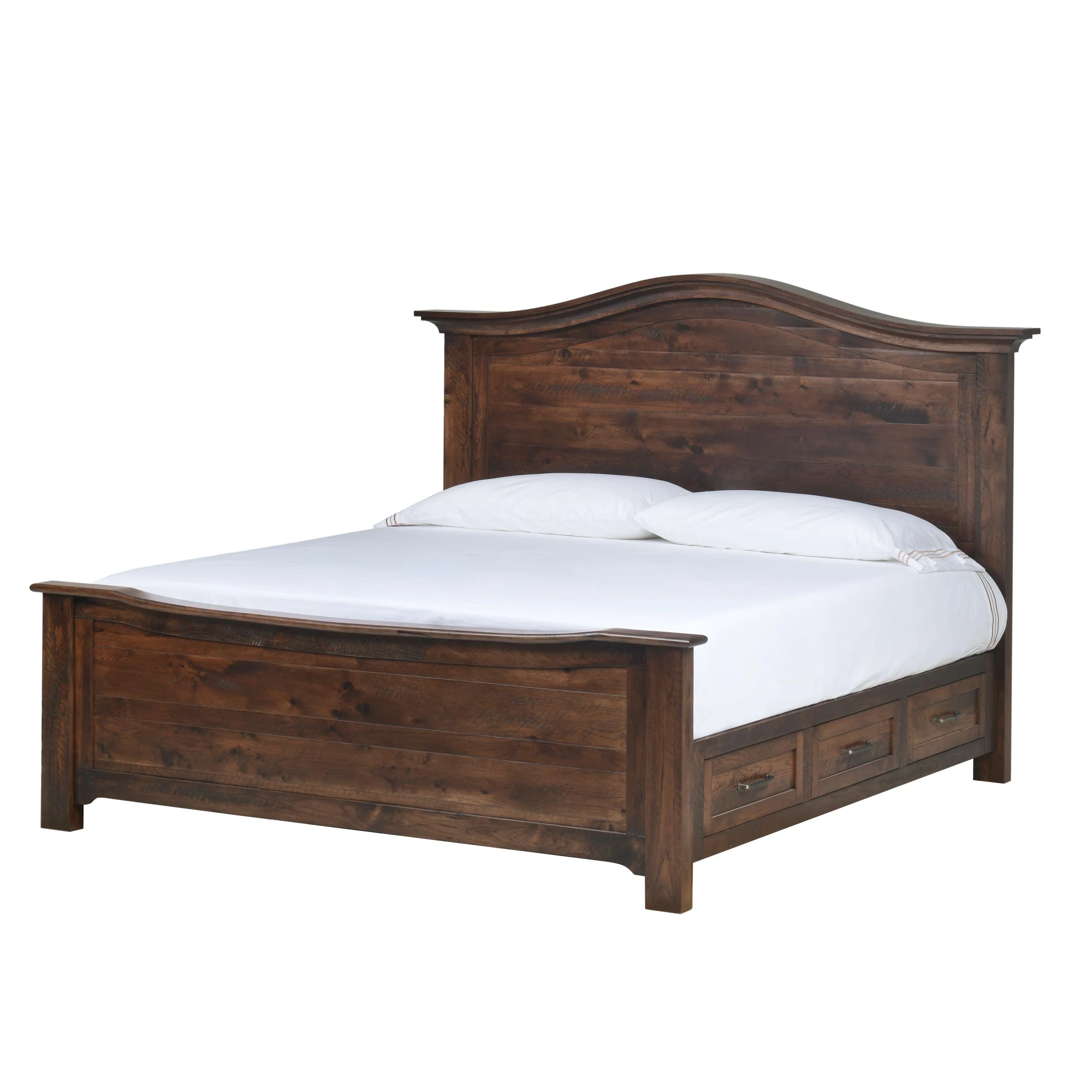 QW Amish Teton Arch Storage Bed - Image 12