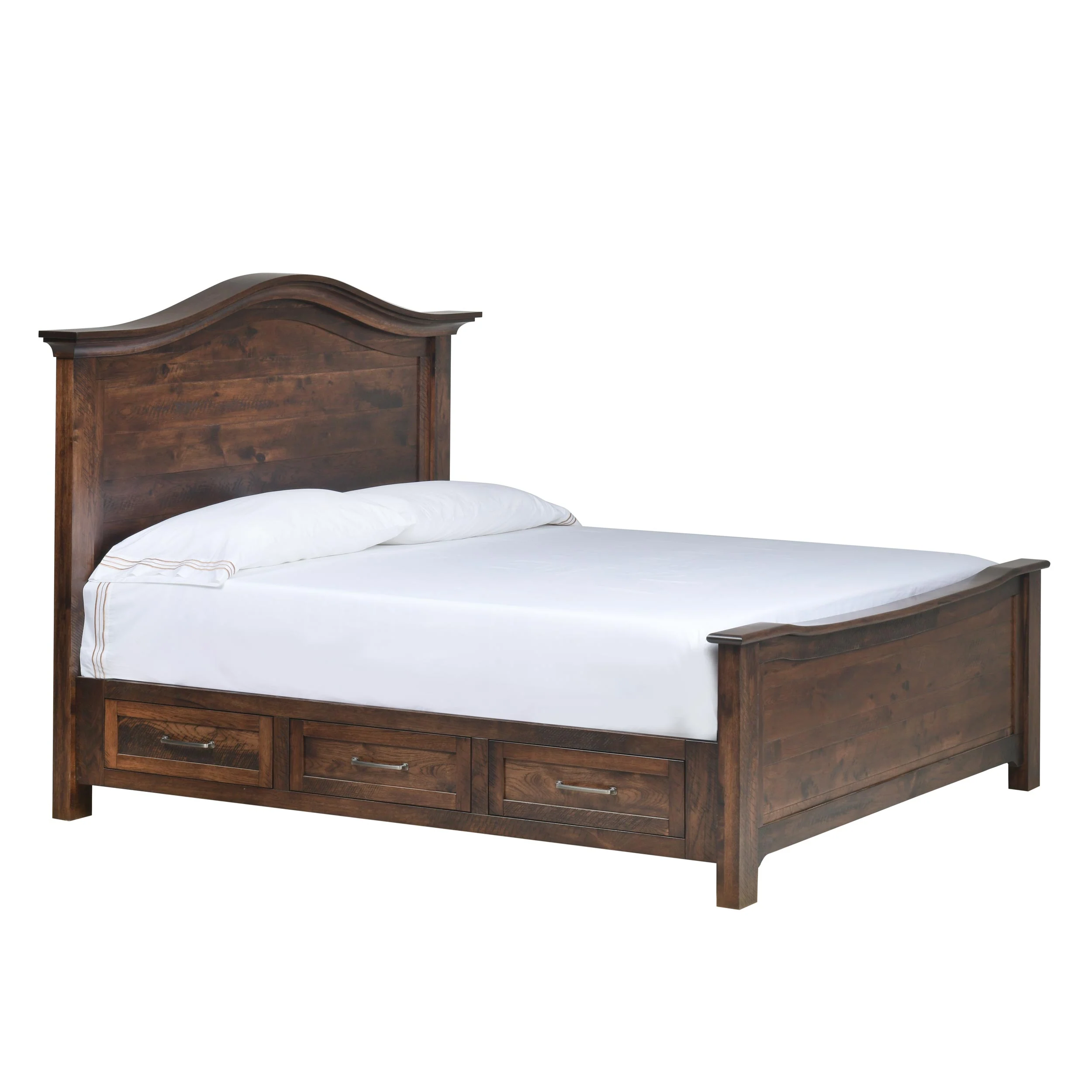 QW Amish Teton Arch Storage Bed - Image 6