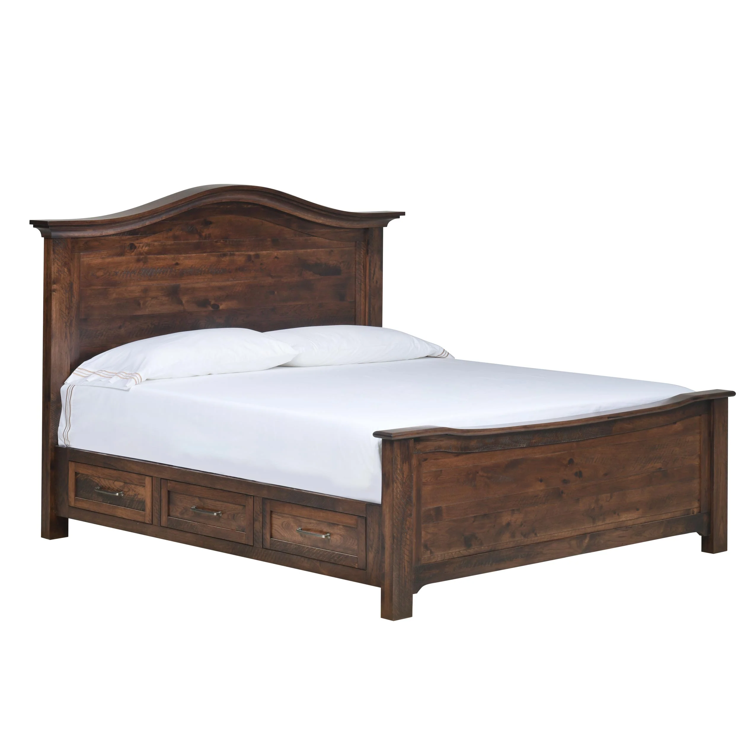 QW Amish Teton Arch Storage Bed - Image 7