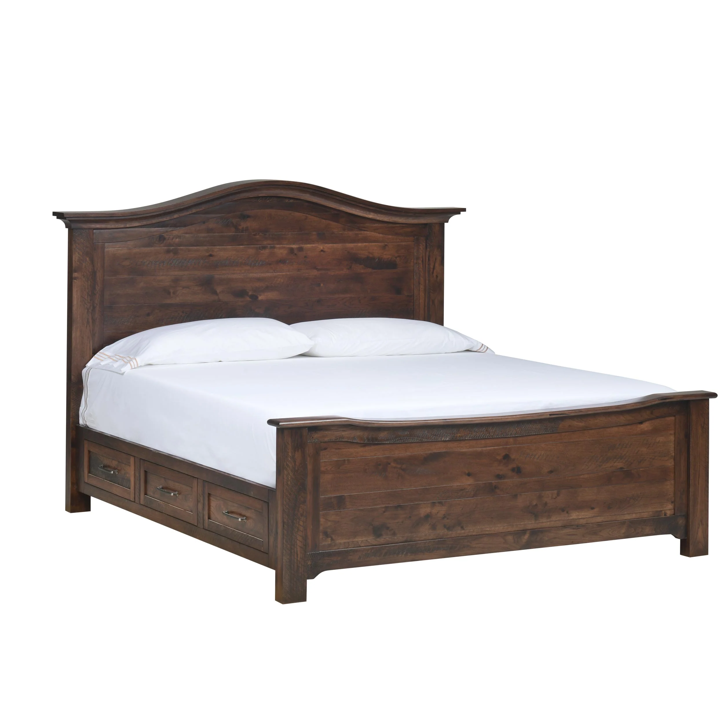 QW Amish Teton Arch Storage Bed - Image 8