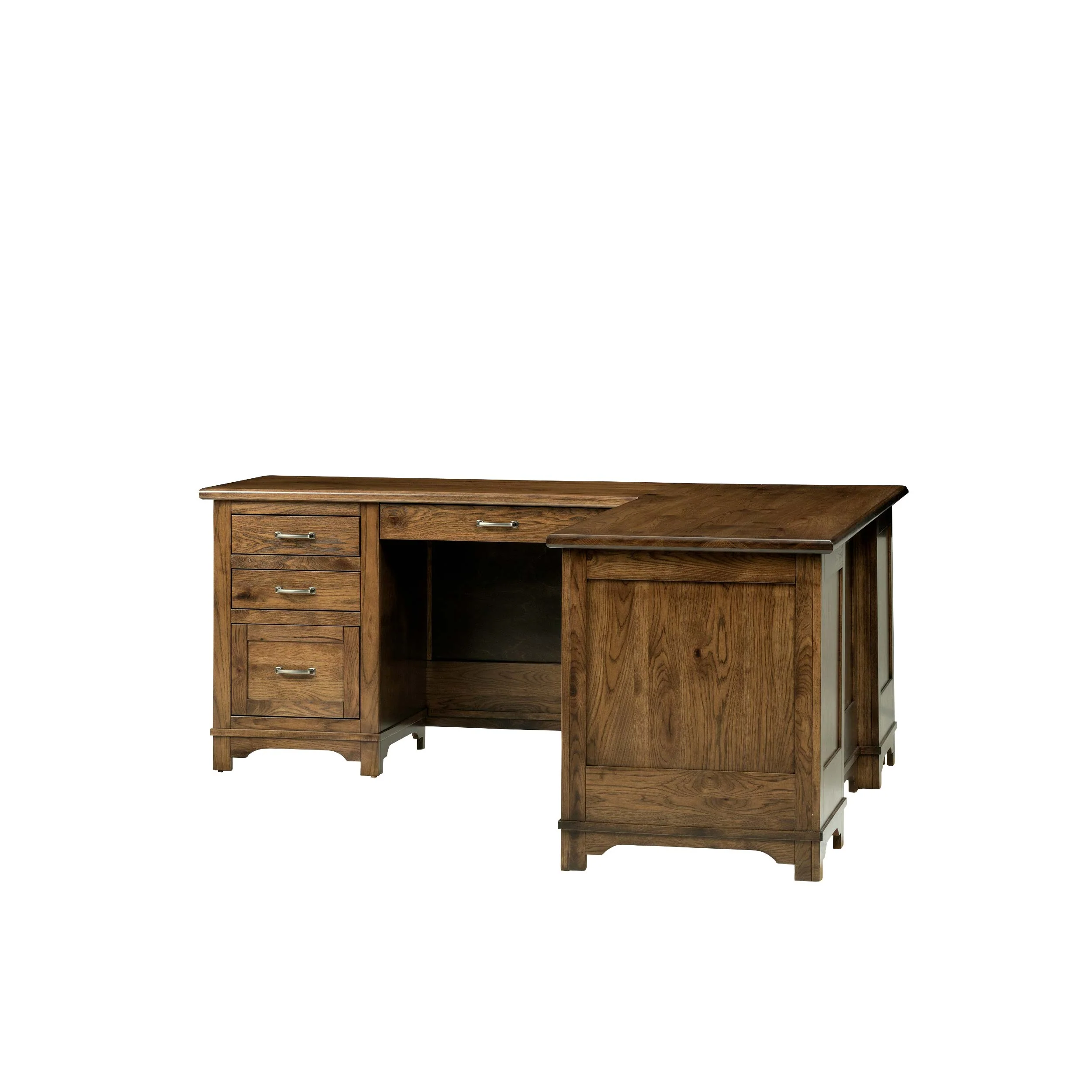 QW Amish Teton L Shaped Desk with Optional Hutch - Image 21
