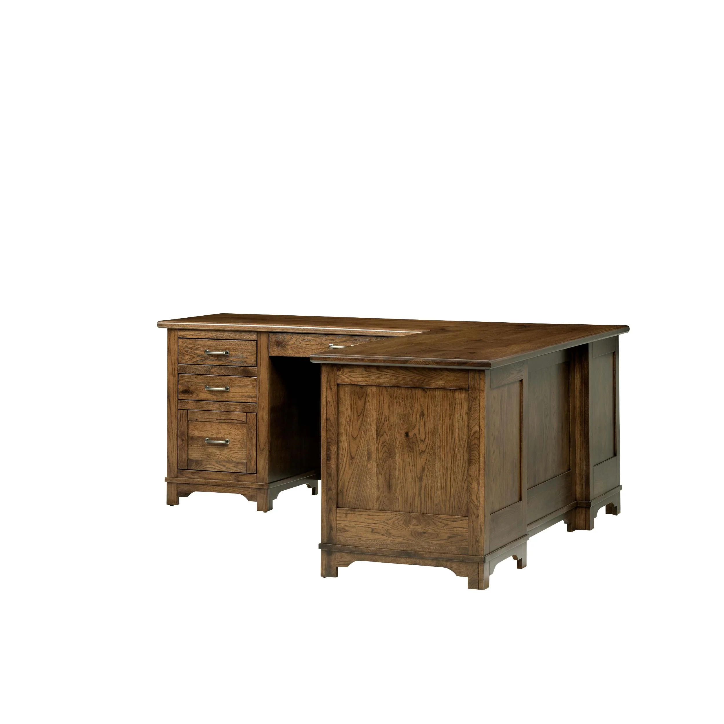 QW Amish Teton L Shaped Desk with Optional Hutch - Image 22