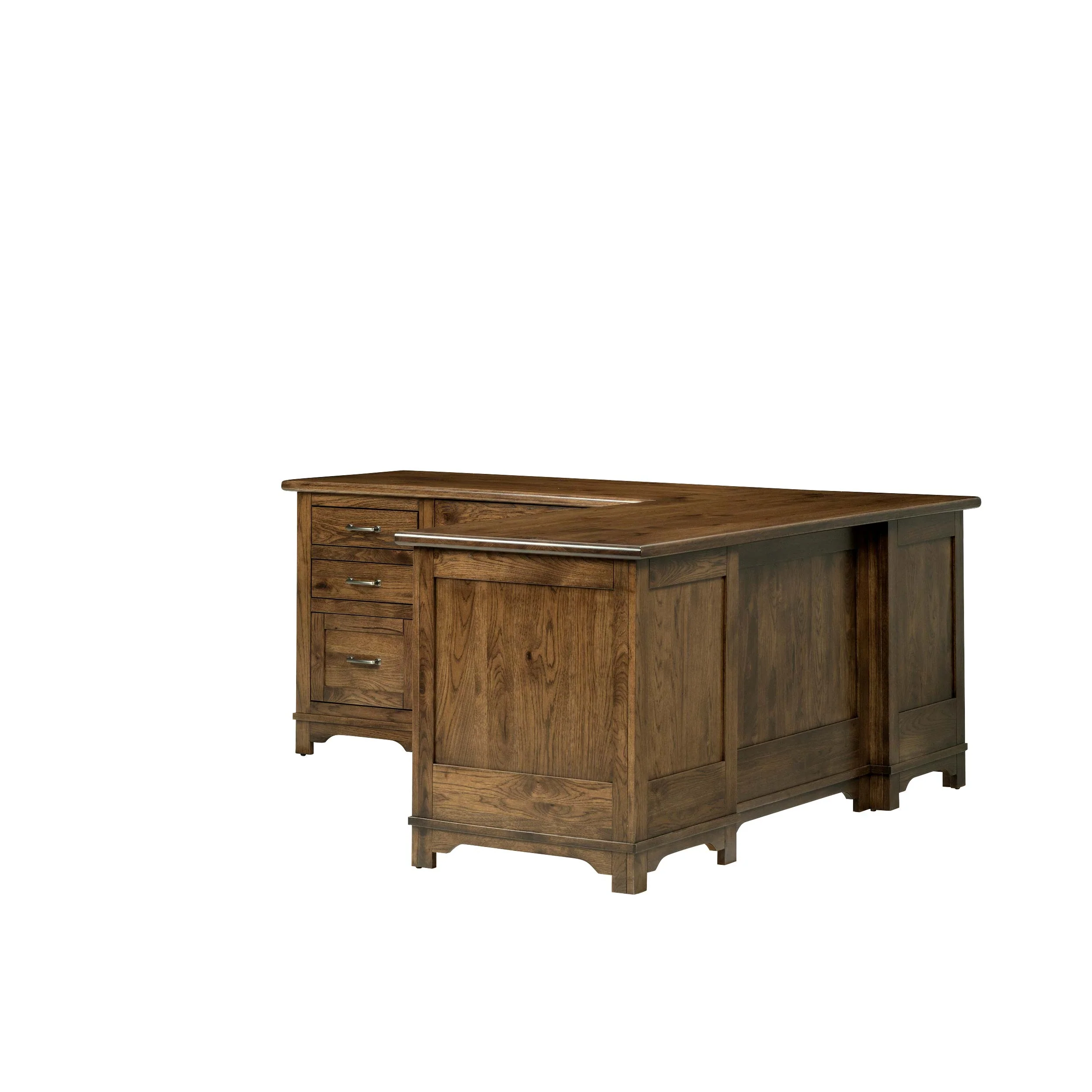 QW Amish Teton L Shaped Desk with Optional Hutch - Image 23