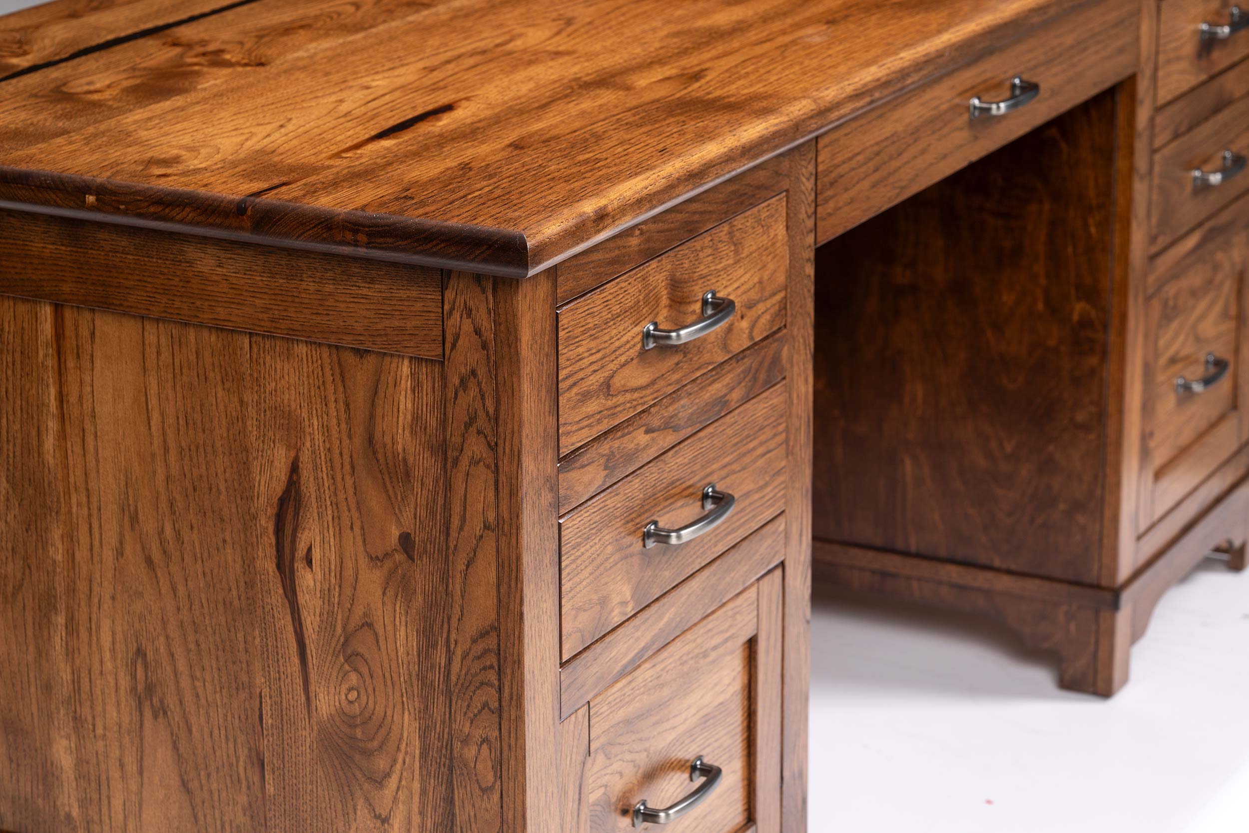 QW Amish Teton Wall Desk w/ Optional Hutch - Image 4