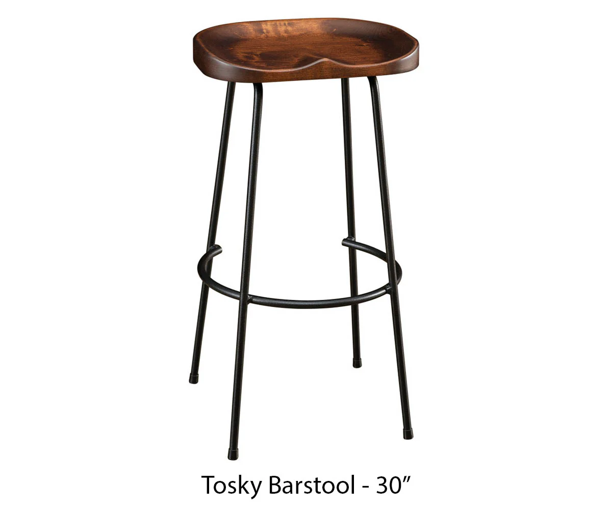 QW Amish Tosky Bar Chair - Image 2