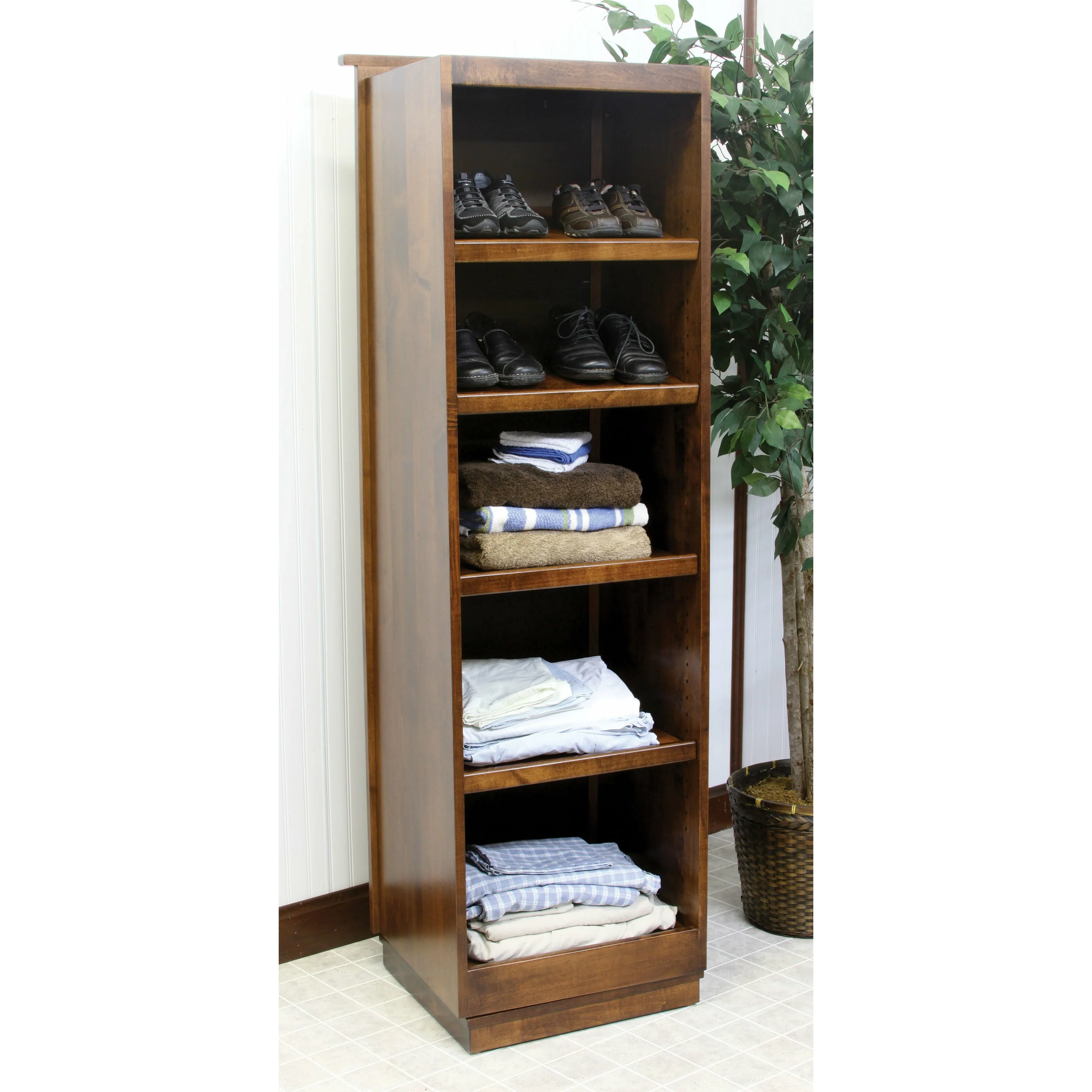 QW Amish Traditional Shaker Storage Tower - Image 2