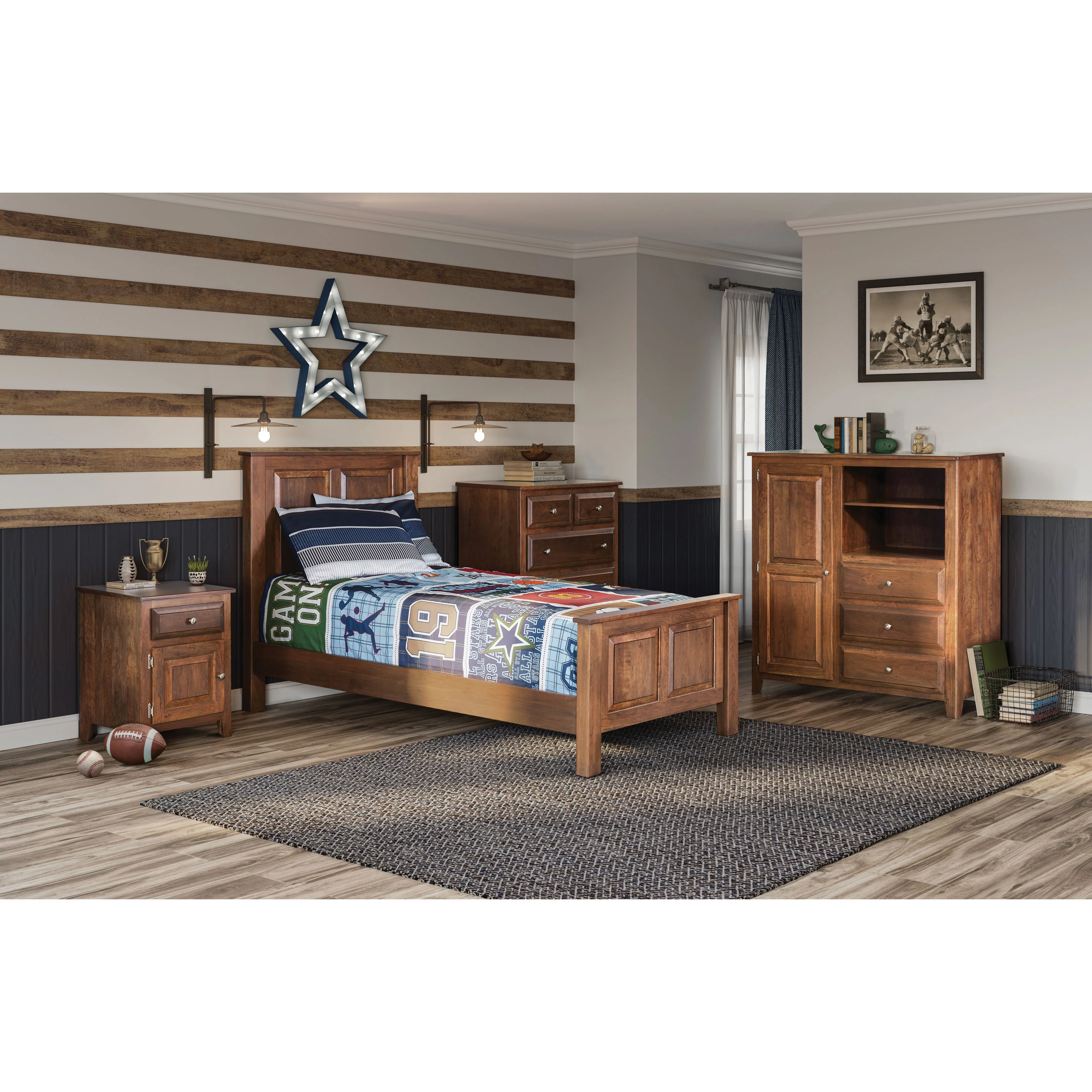 QW Amish Clinton Nightstand - Image 2