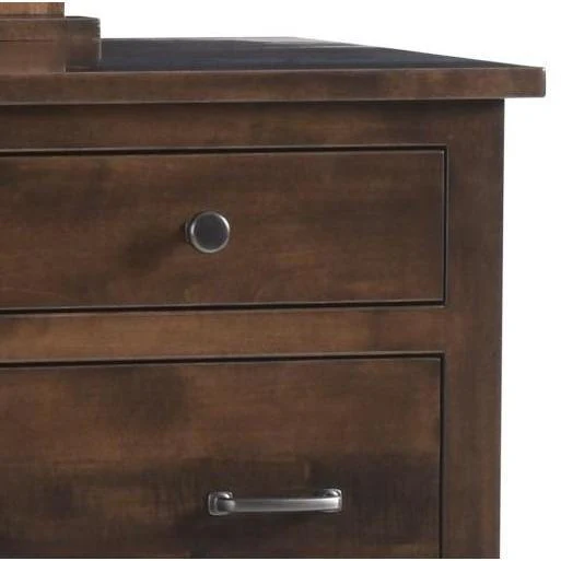 QW Amish Treasure Mission High Dresser with Mirror Option - Image 2