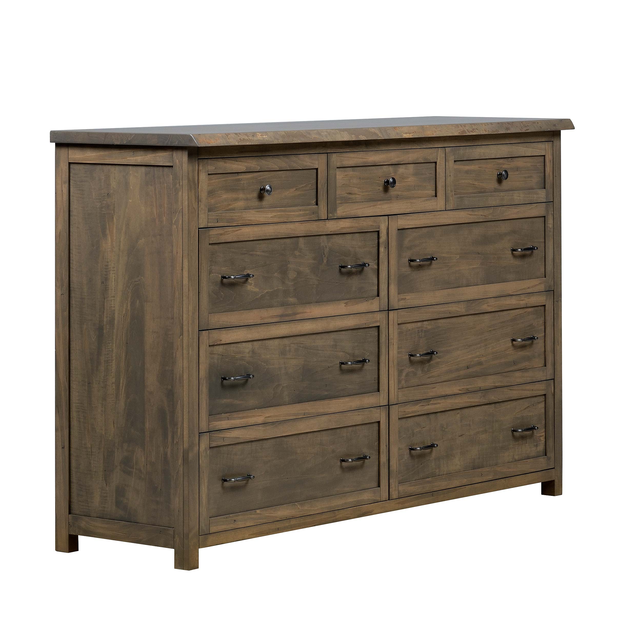 QW Amish Tuscany Live Edge Dresser with Optional Mirror - Image 10