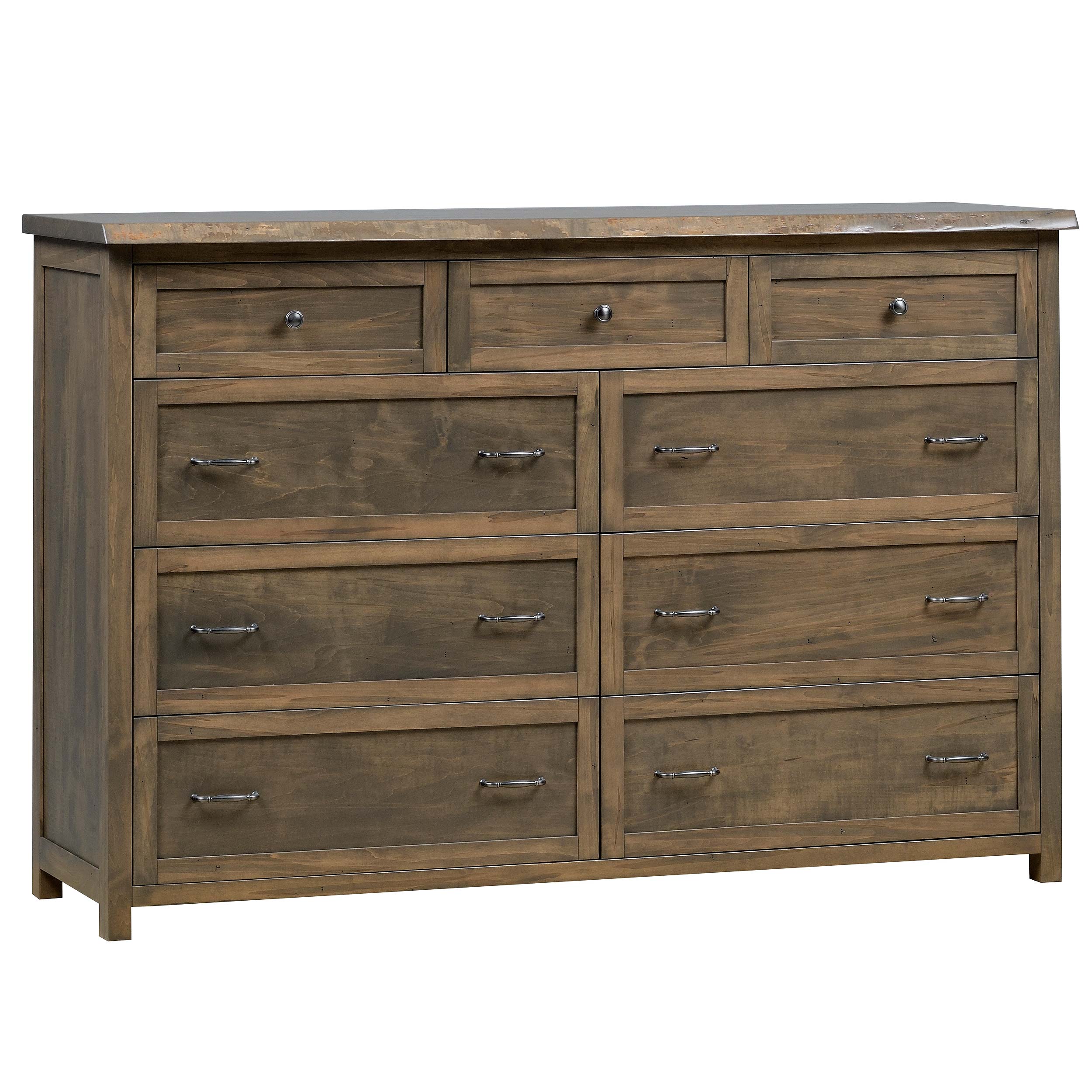 QW Amish Tuscany Live Edge Dresser with Optional Mirror - Image 13