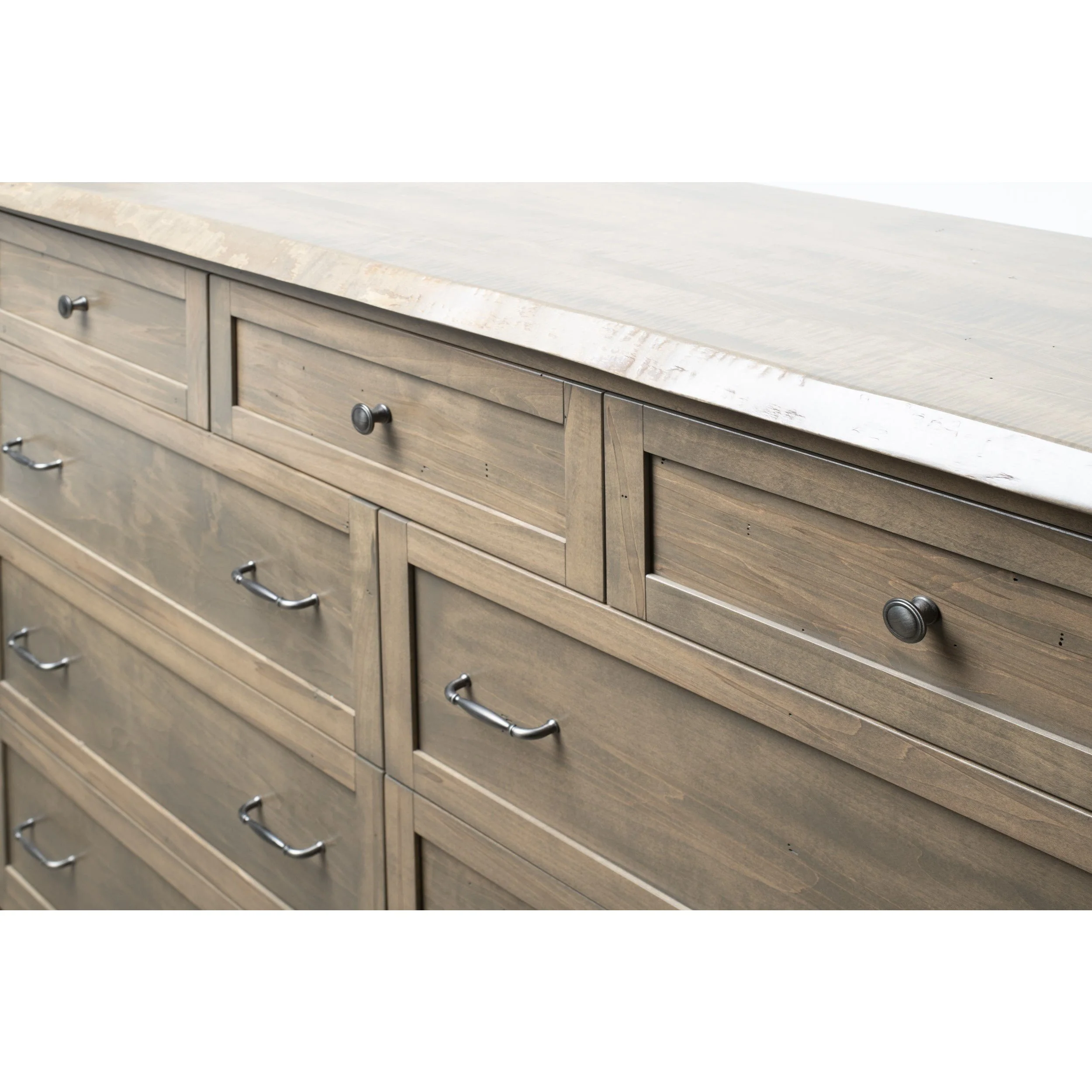 QW Amish Tuscany Live Edge Dresser with Optional Mirror - Image 5