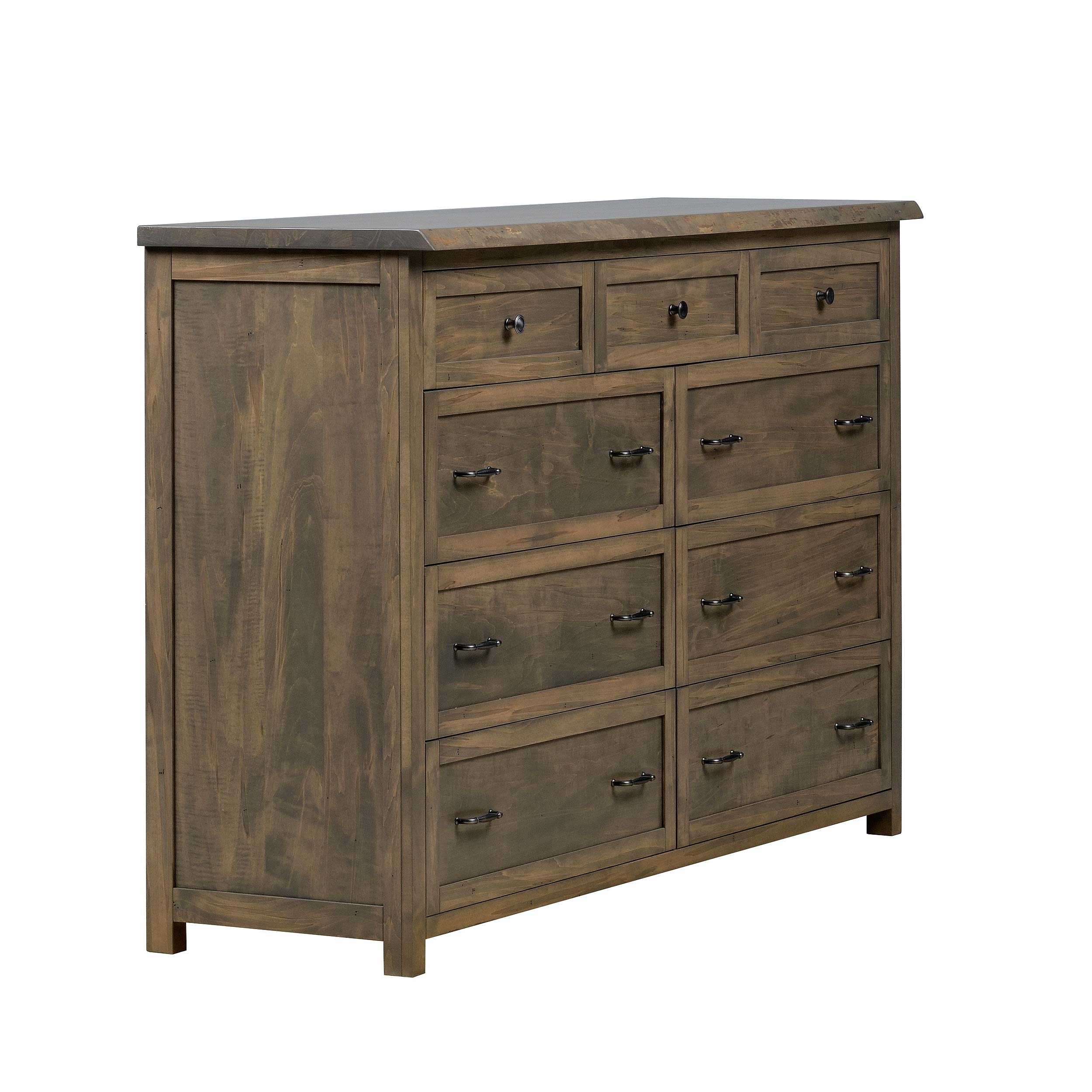 QW Amish Tuscany Live Edge Dresser with Optional Mirror - Image 9