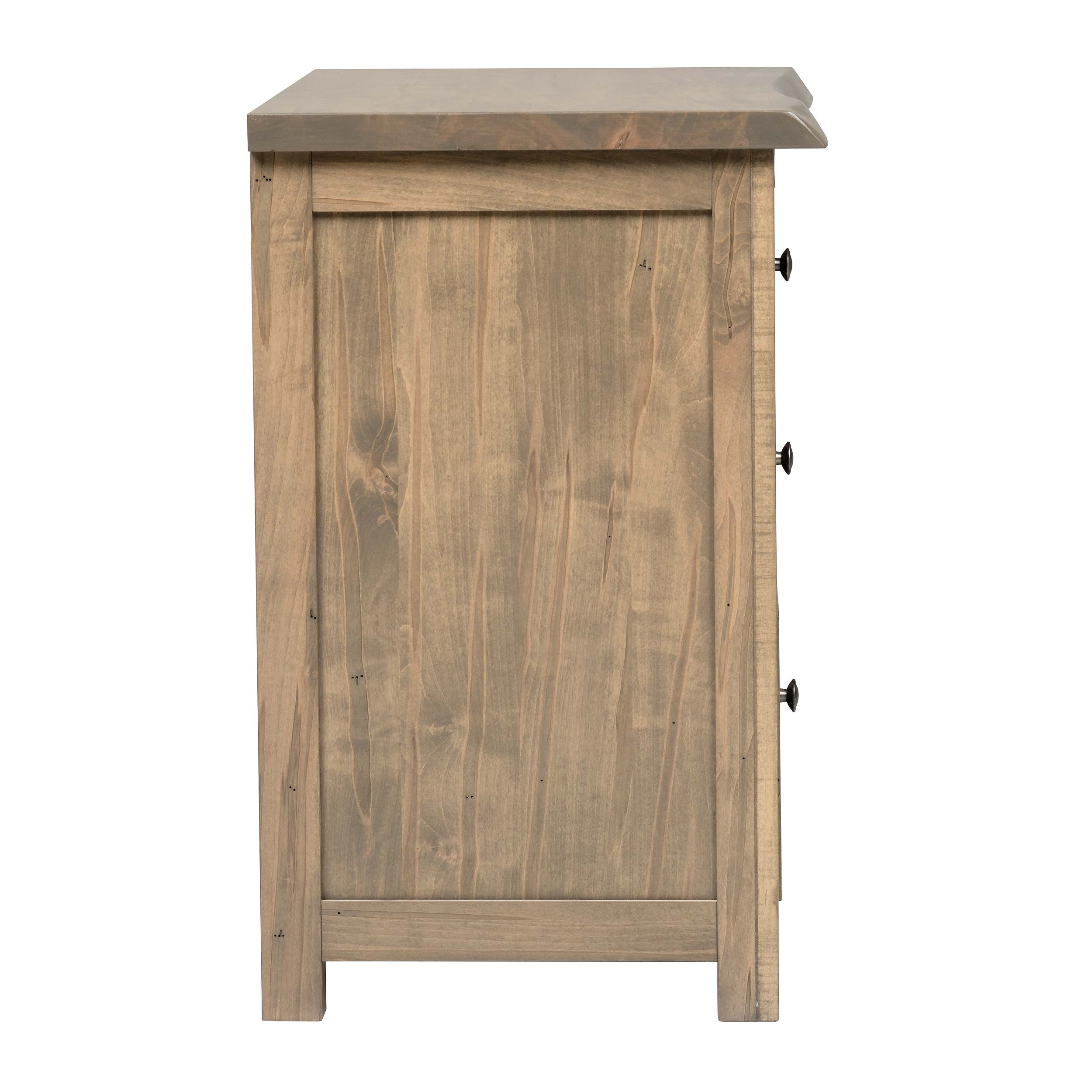 QW Amish Tuscany Live Edge Nightstand - Image 4